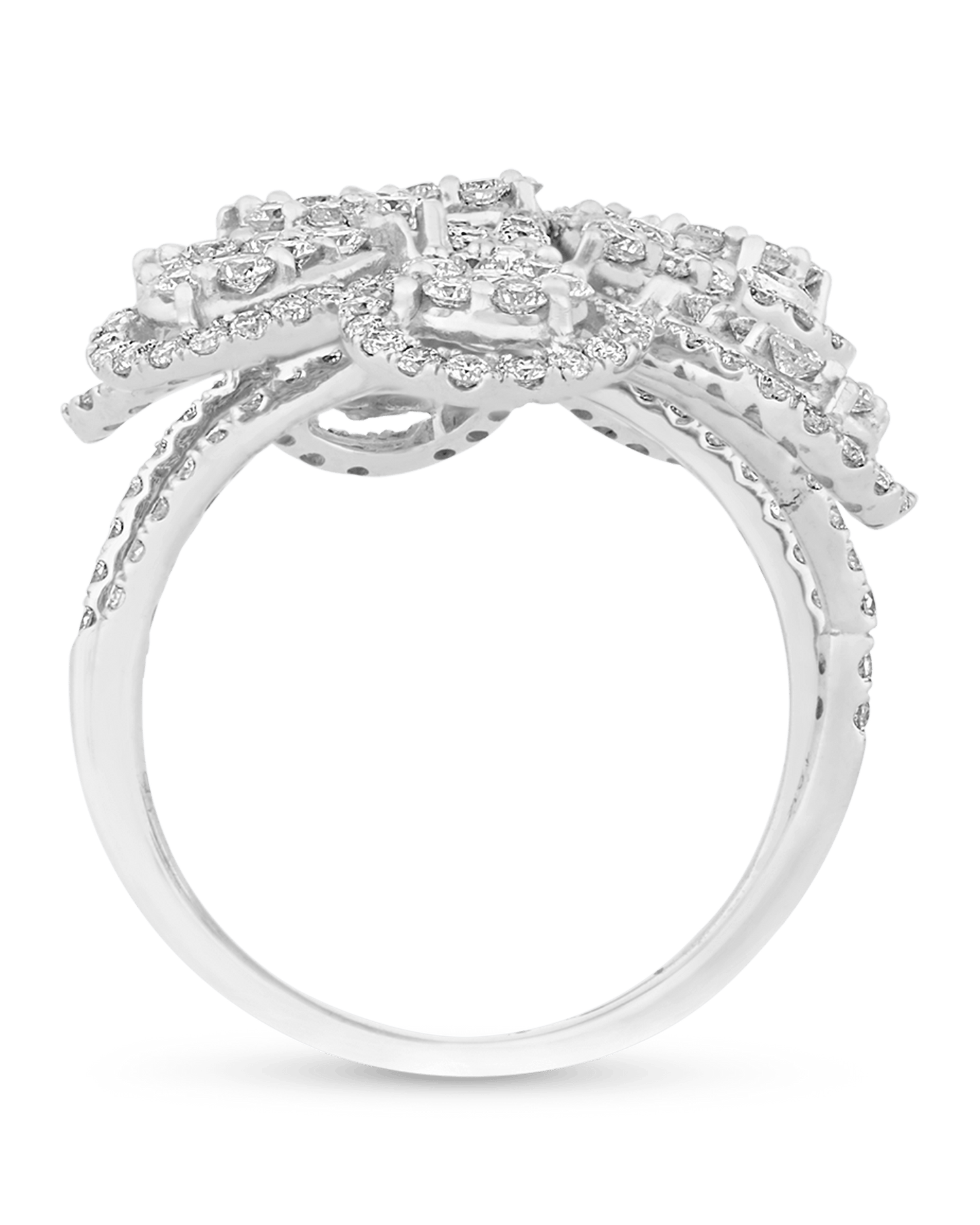 Floral Diamond Ring, 3.20 carats