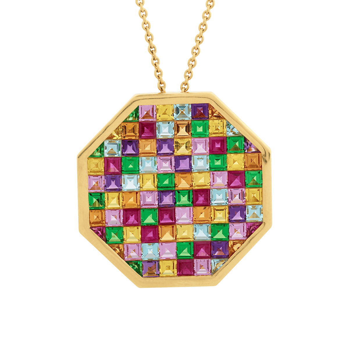 Multicolored Gemstone Necklace