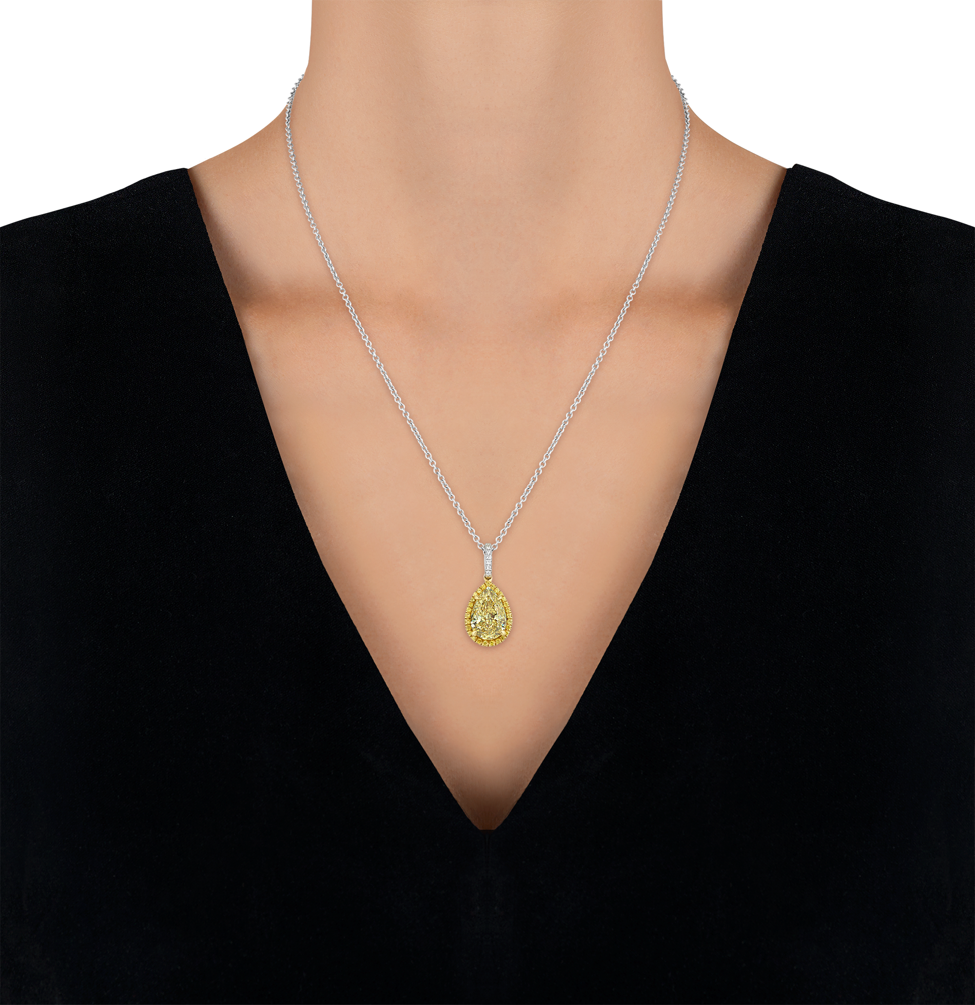 Natural Fancy Brownish Yellow Diamond Pendant, 3.65 carat