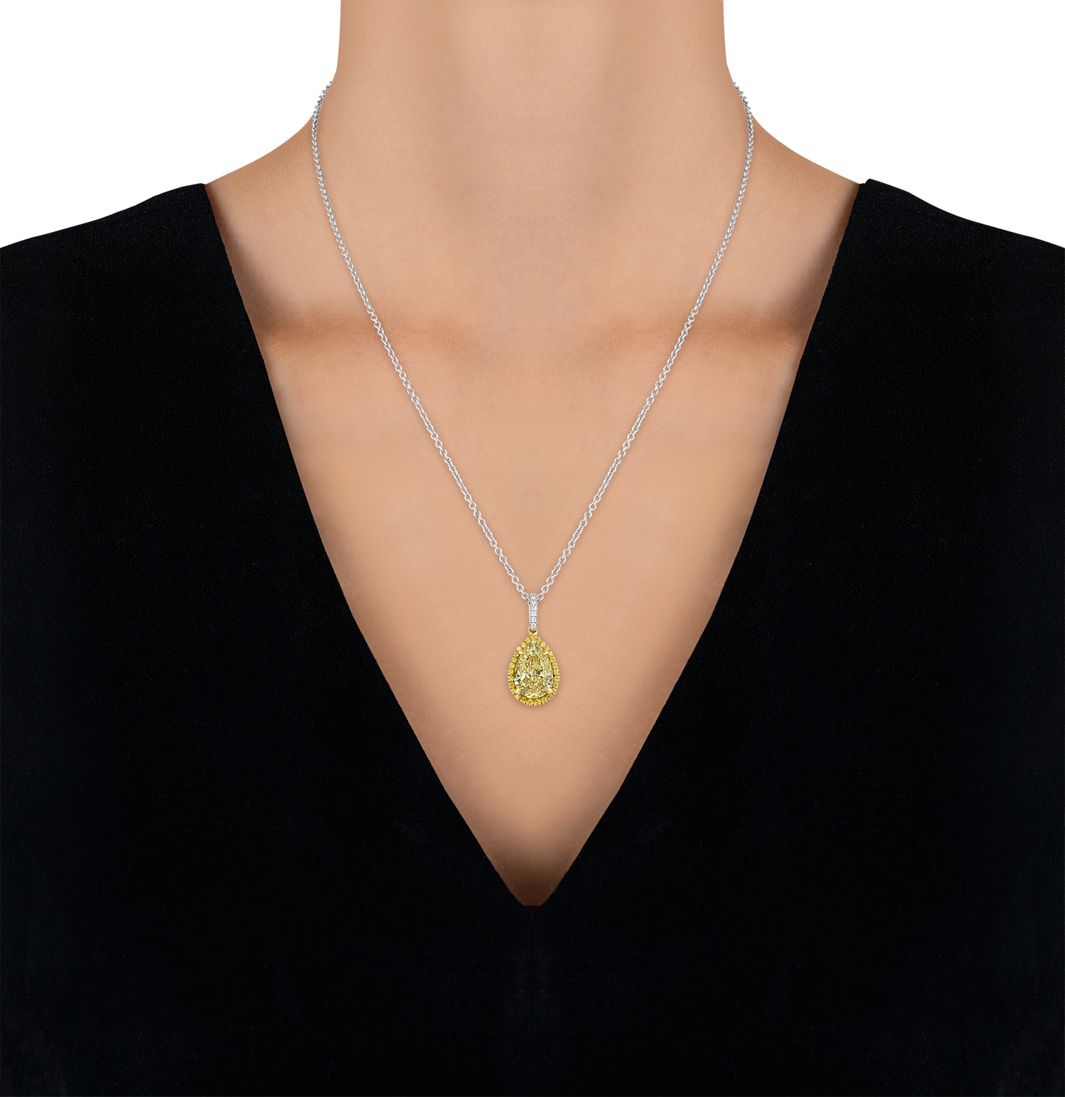 Natural Fancy Brownish Yellow Diamond Pendant, 3.65 carat