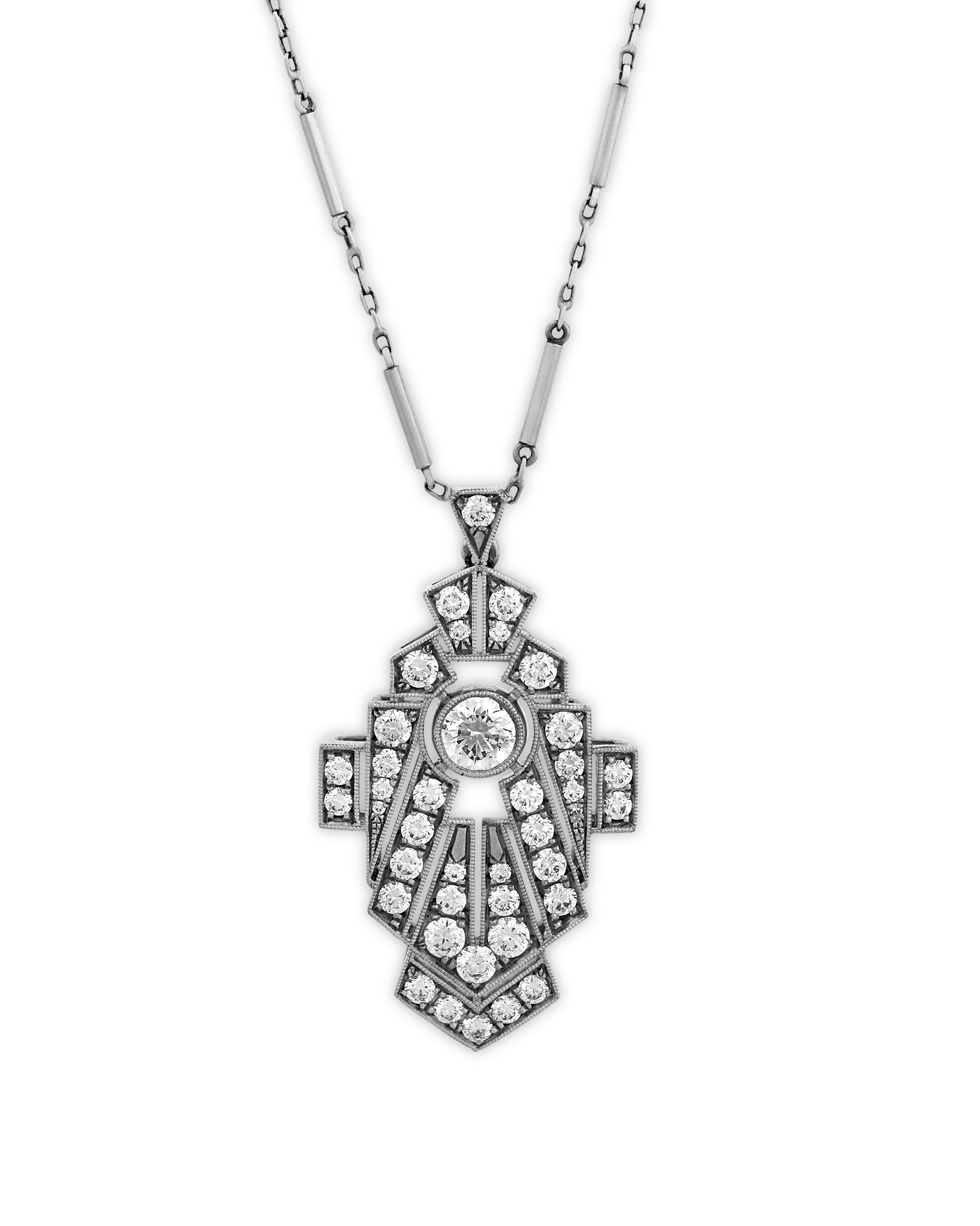 Art Deco-Style Diamond Necklace