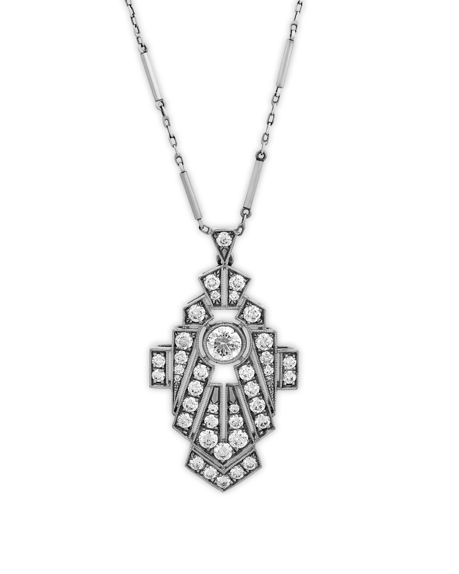 Art Deco-Style Diamond Necklace