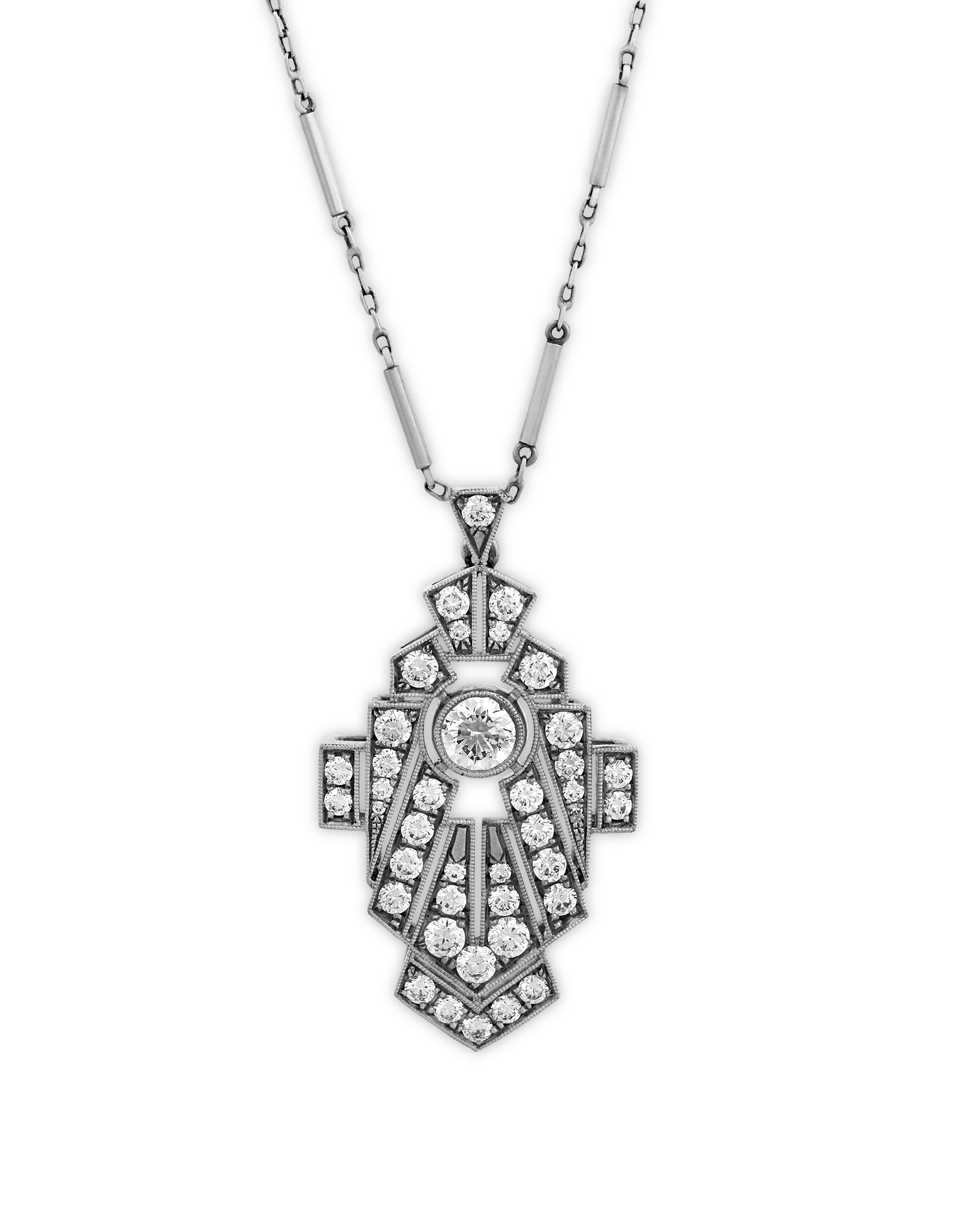 Art Deco-Style Diamond Necklace