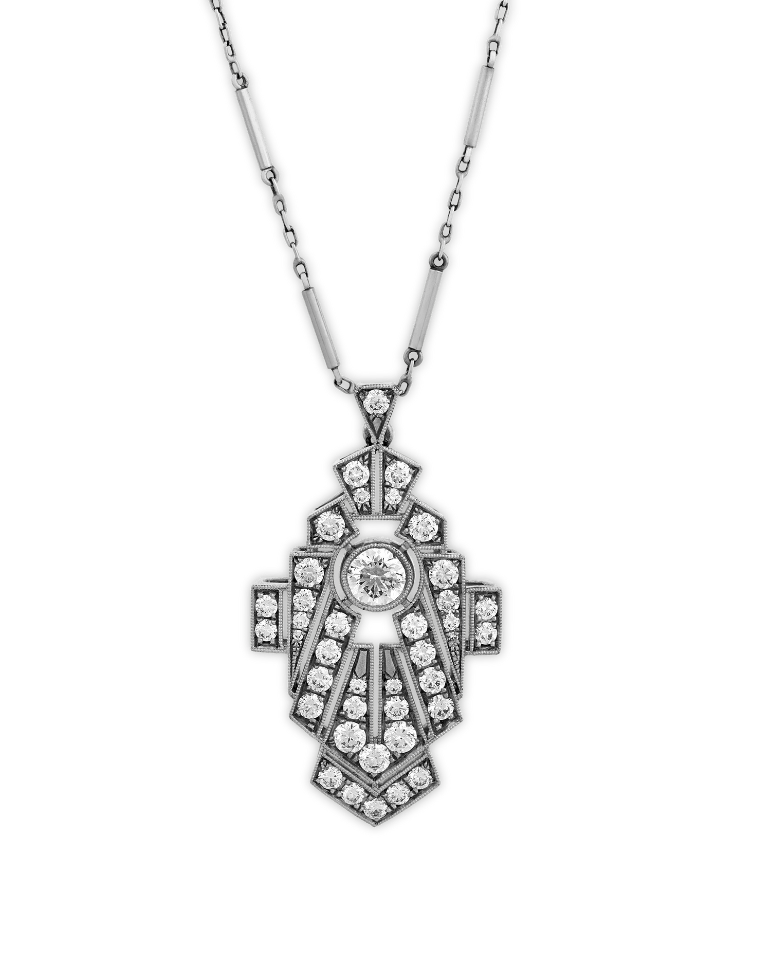 Art Deco-Style Diamond Necklace