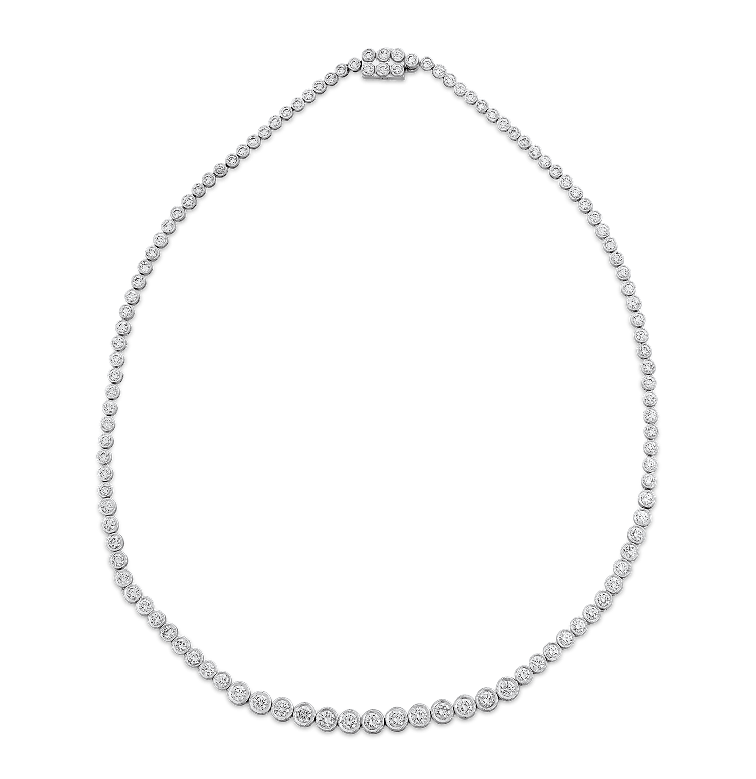 Diamond Riviera Necklace, 8.23 Carats