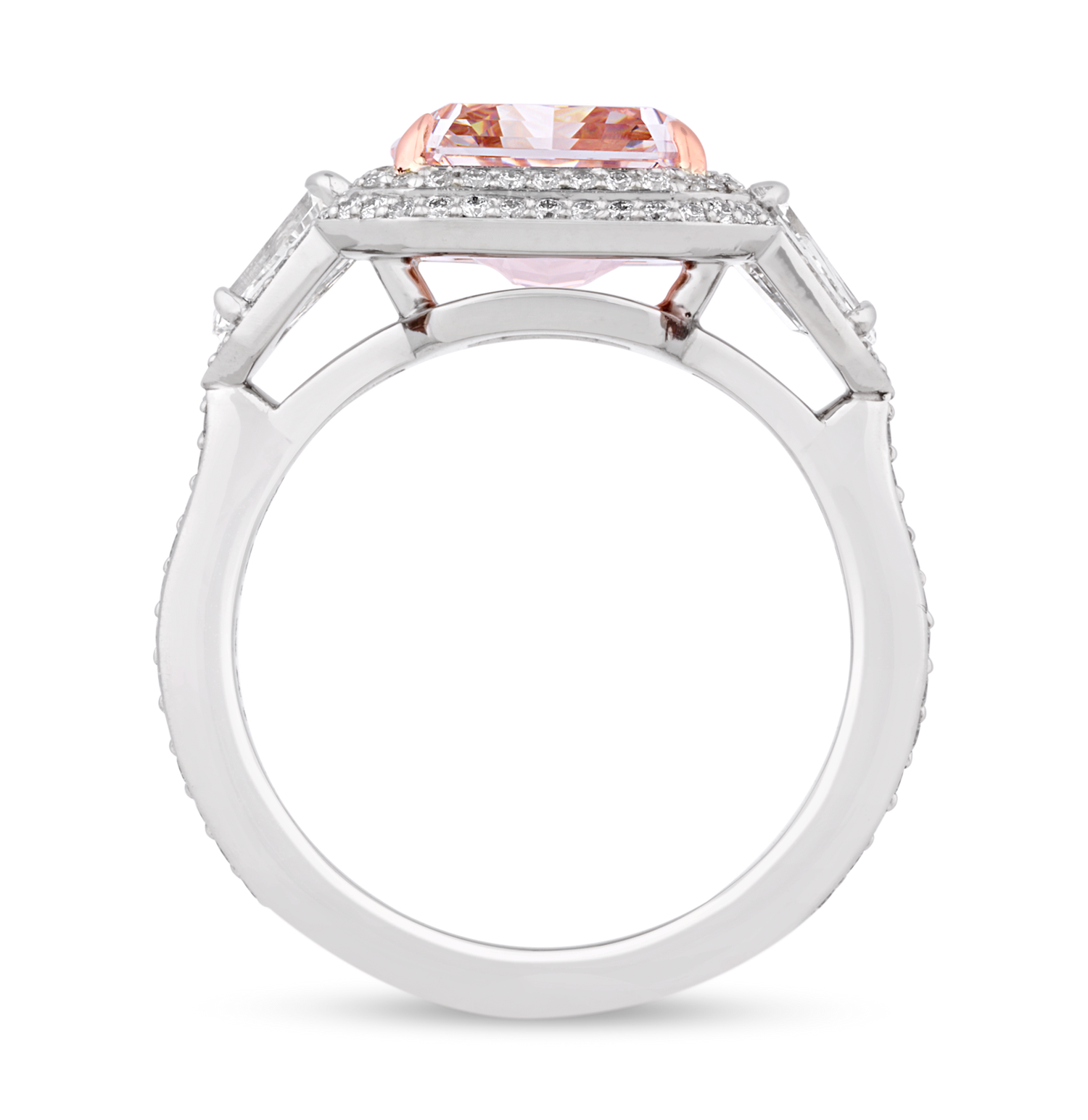 Golconda Fancy Light Pink Diamond Ring, 3.09 Carats