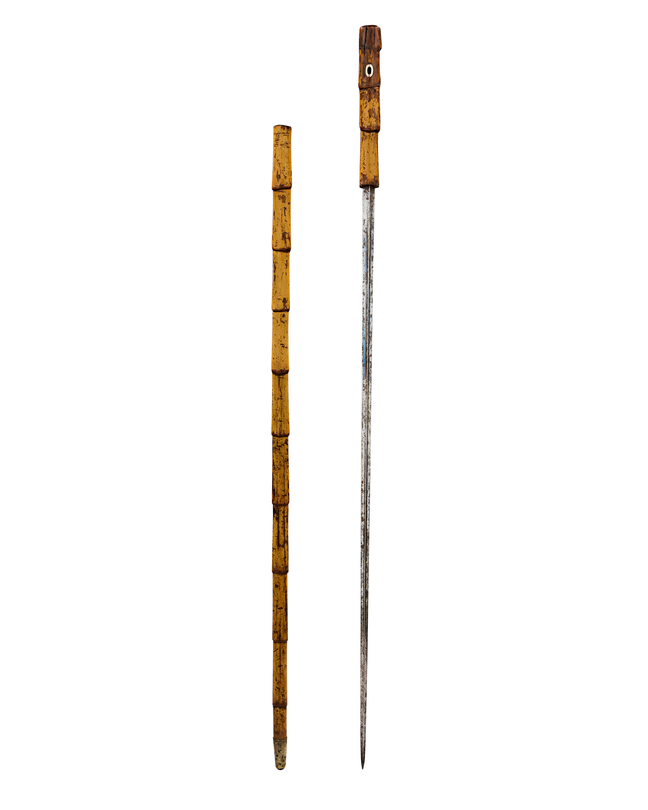 English Bamboo Sword Cane