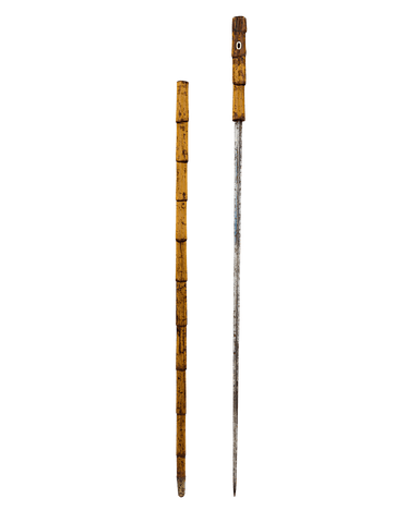 English Bamboo Sword Cane | M.S. Rau