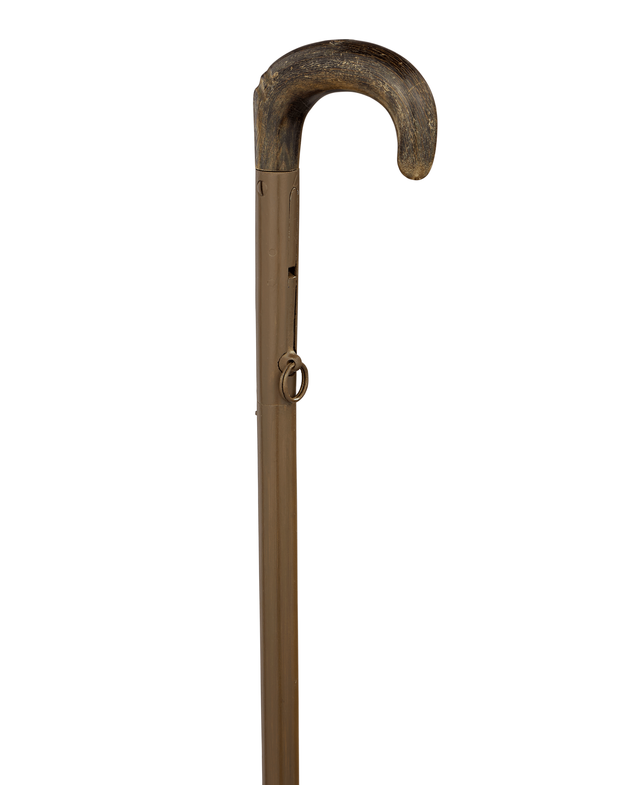 Horn-Handled Percussion Day Gun Cane