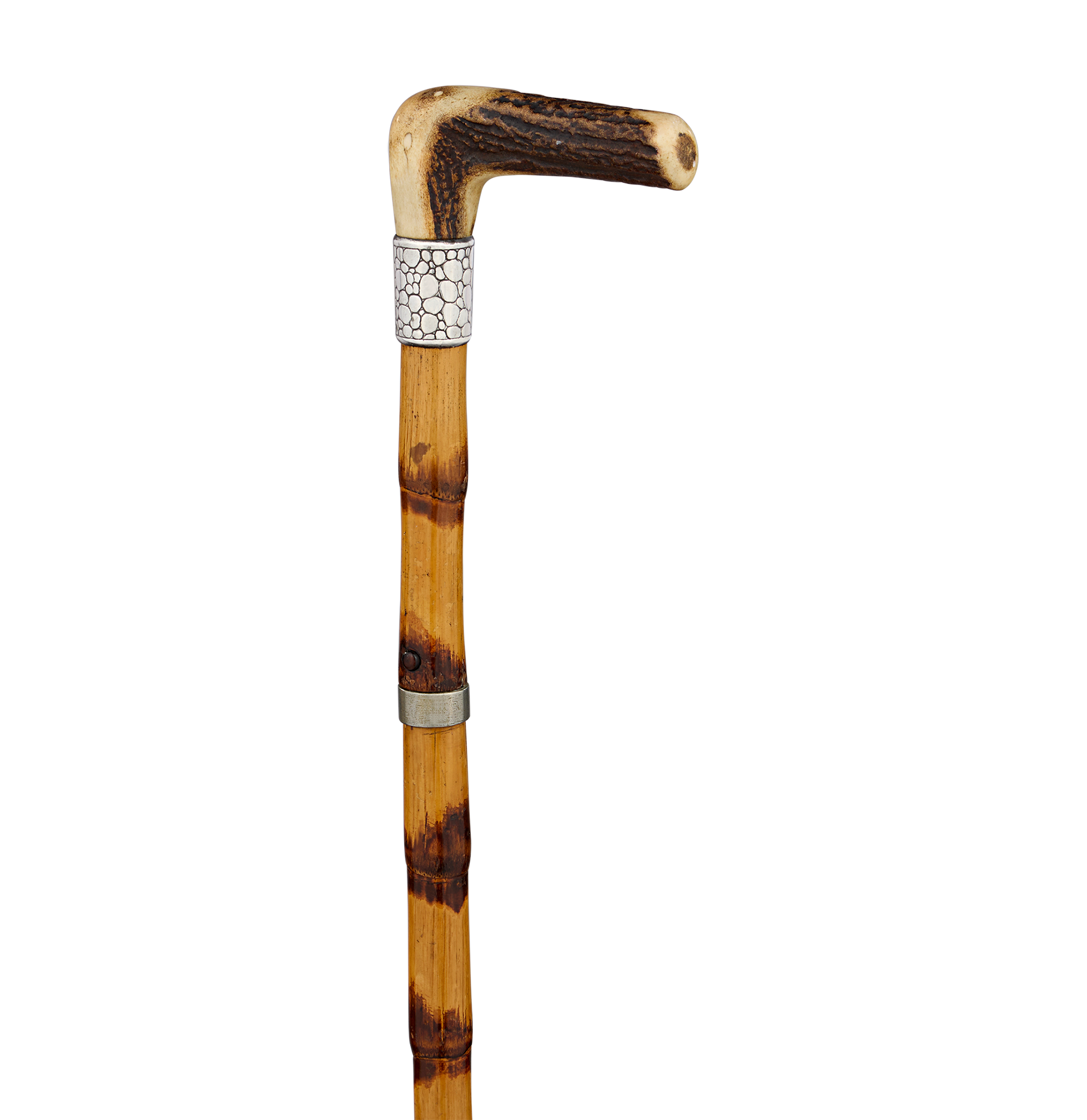 Bamboo and Silver Sword Cane