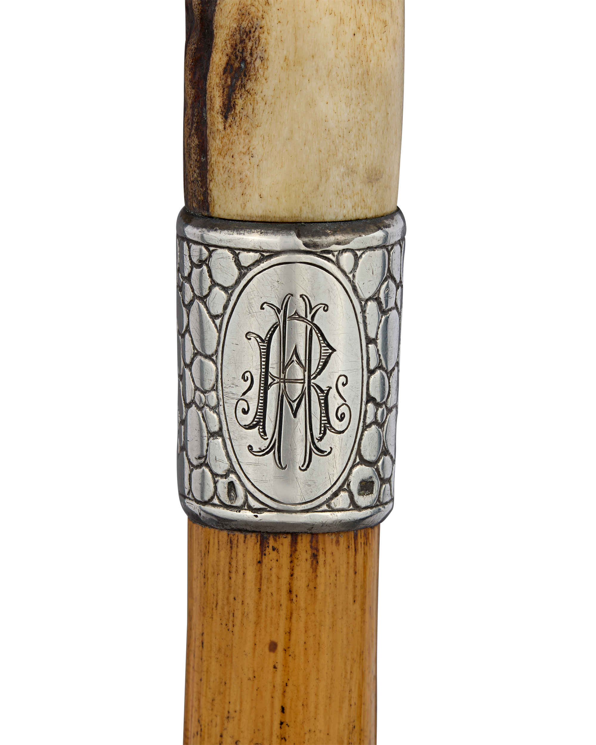 Bamboo and Silver Sword Cane