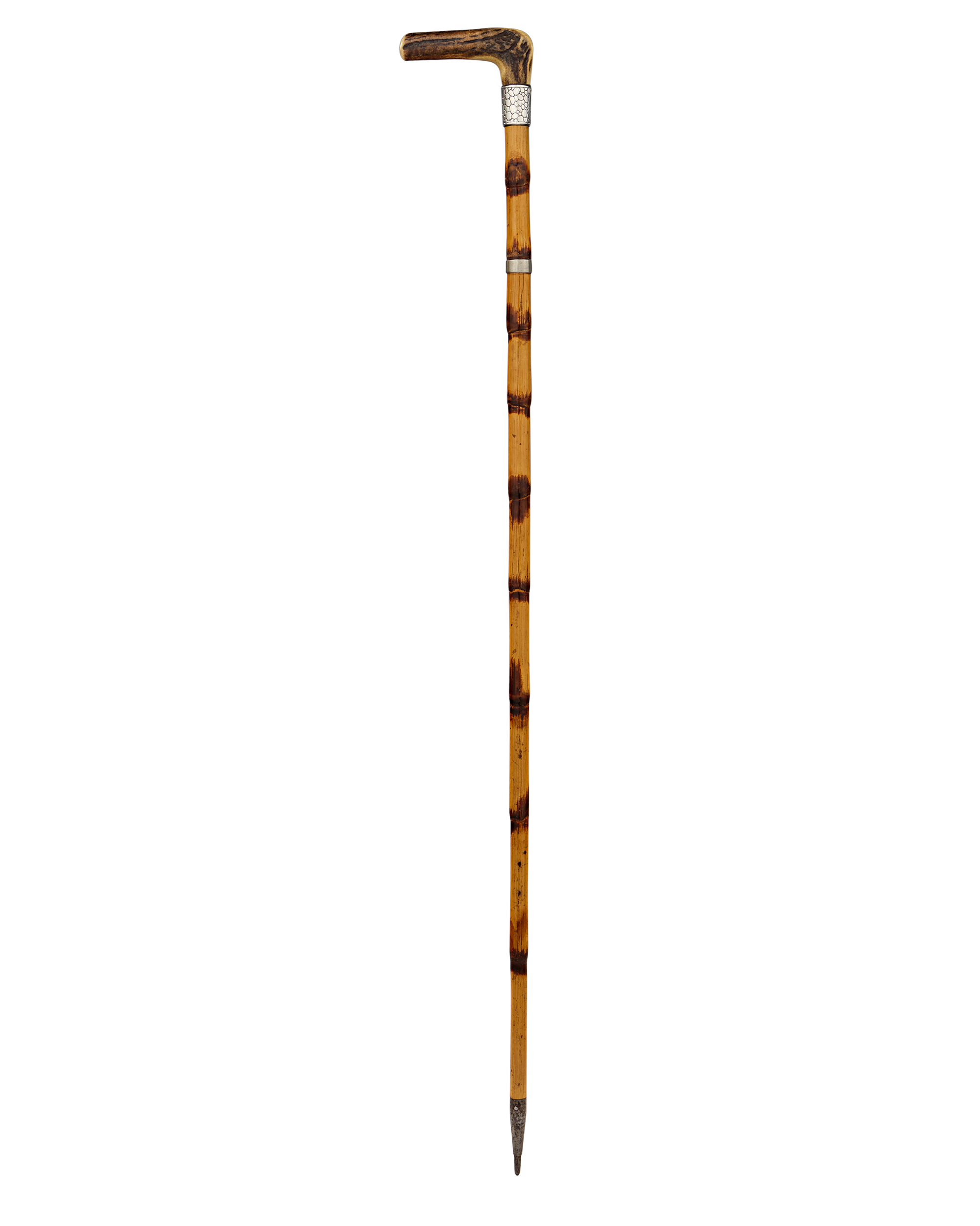 Bamboo and Silver Sword Cane