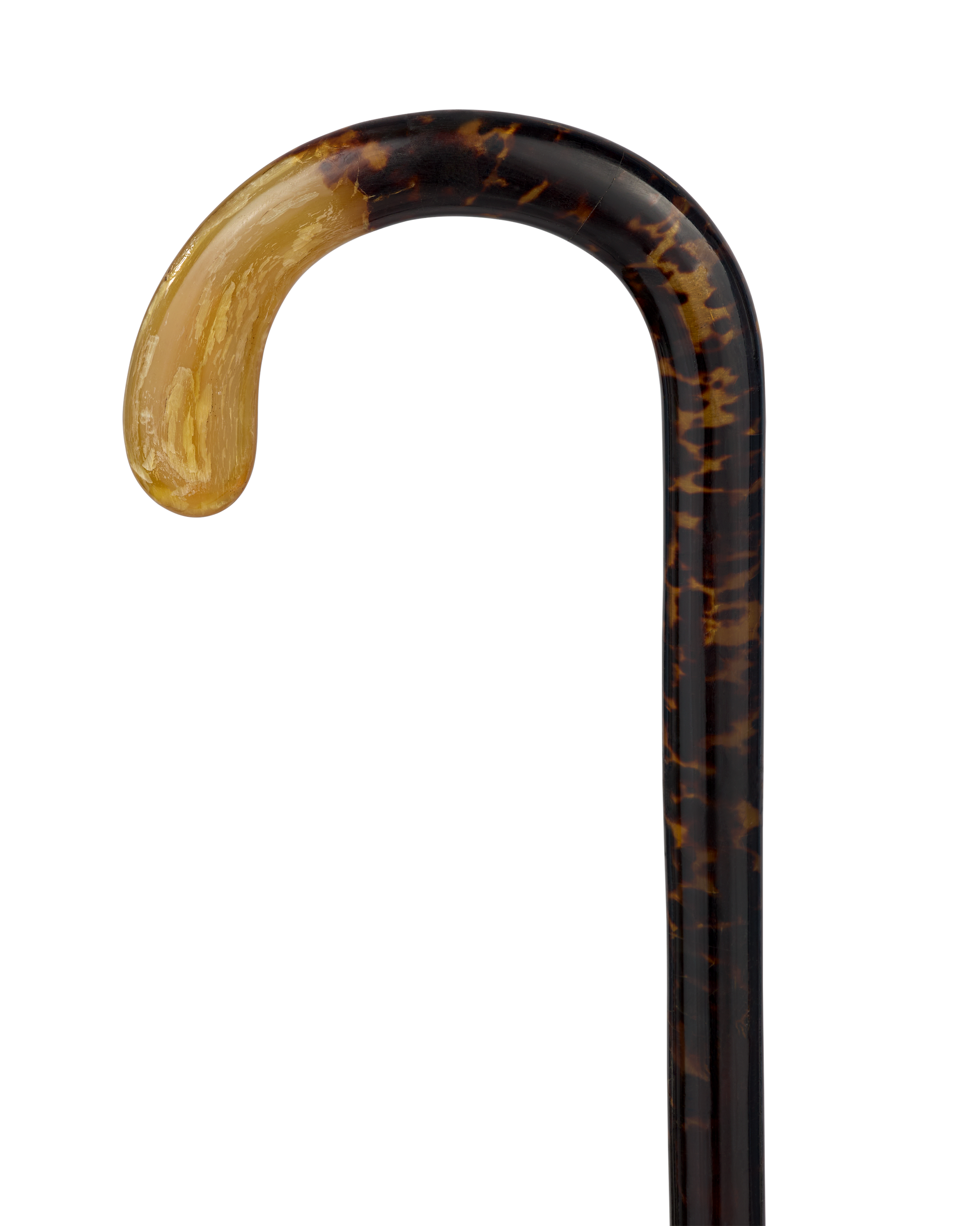 Tortoiseshell, Silver and Horn Toledo Cane