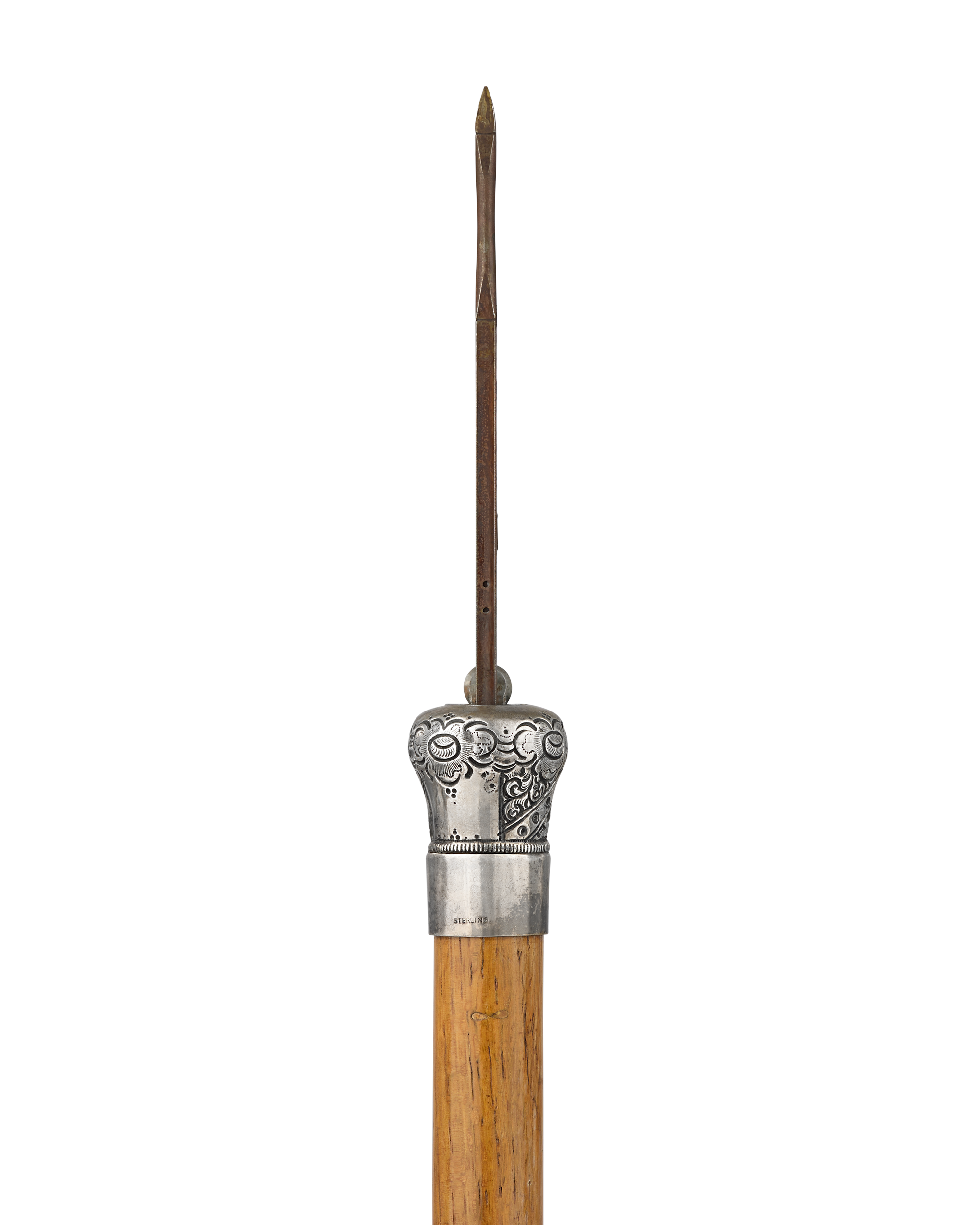 French Silver Flicker Cane