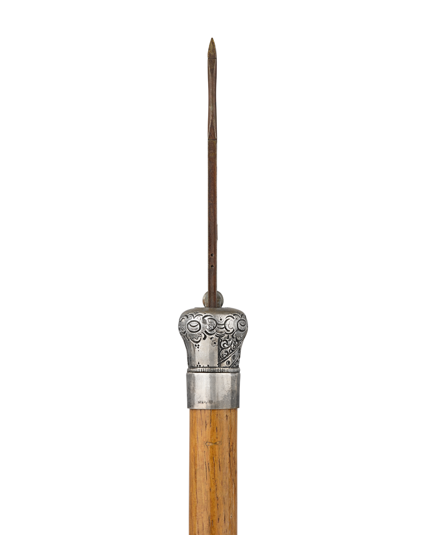 French Silver Flicker Cane