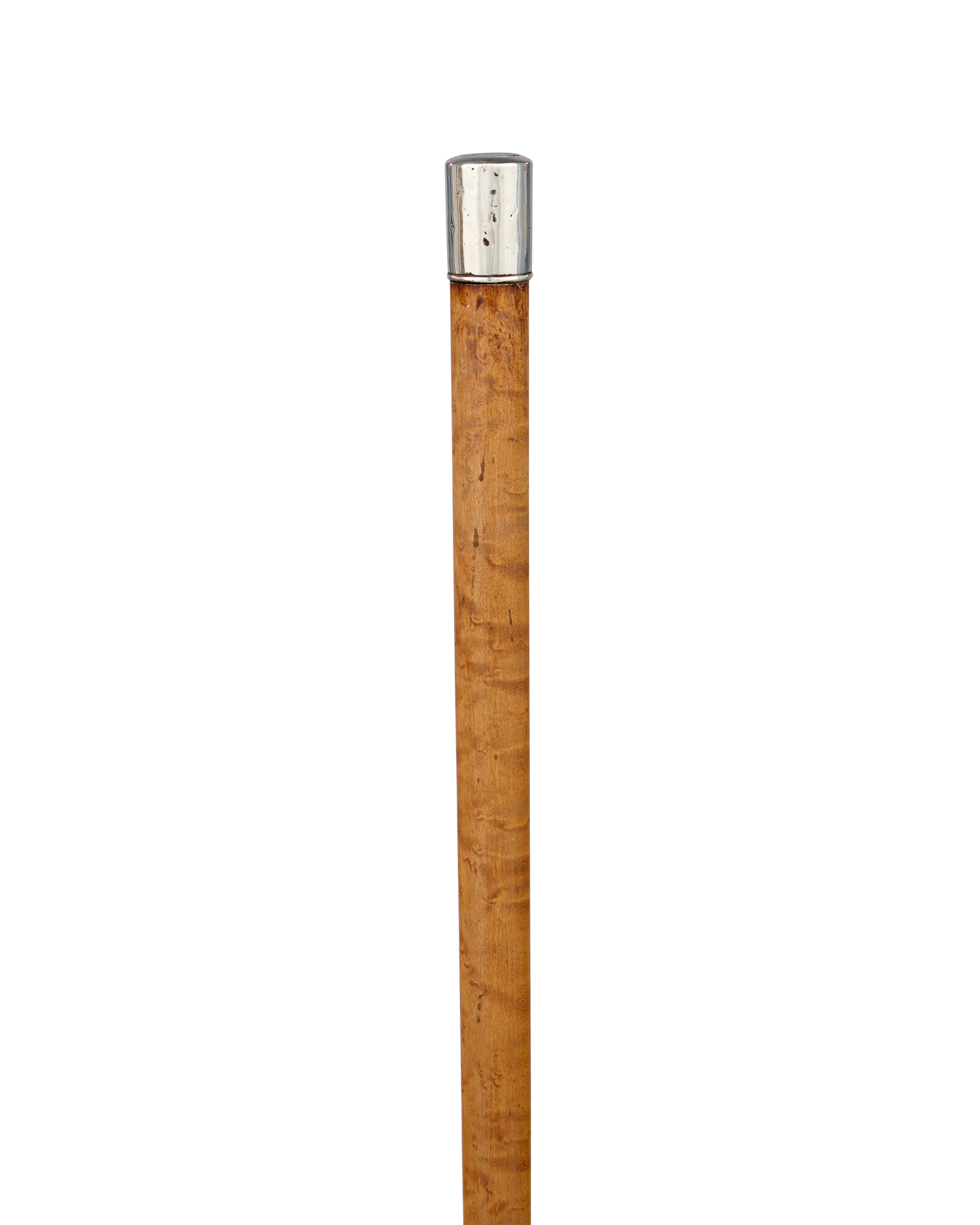 19th-century Silver Dagger Cane