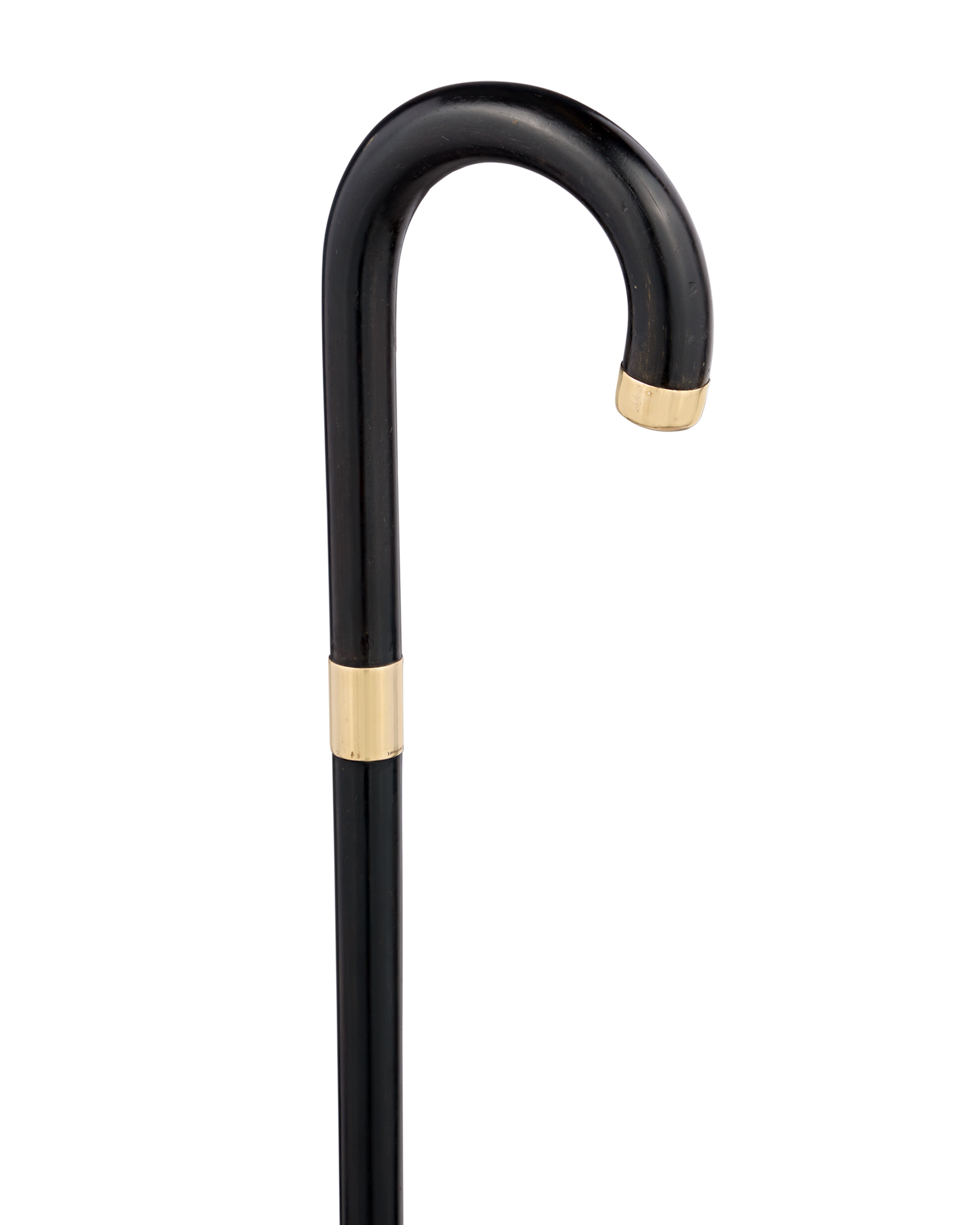 Tiffany & Co. Gold Crook Cane