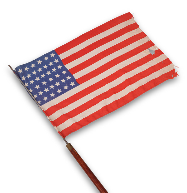 39-Star American Flag Cane