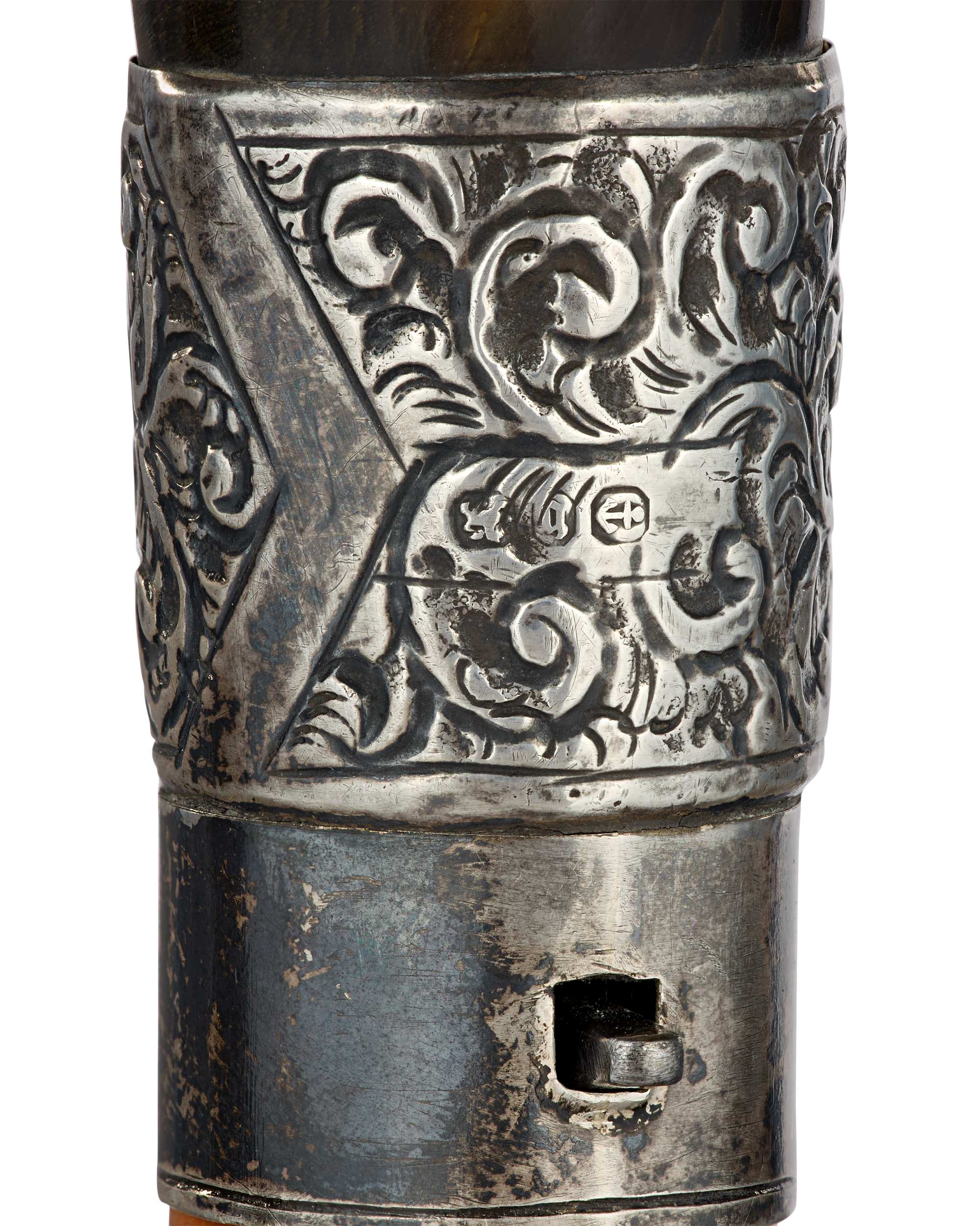 Pepperbox Pistol Cane