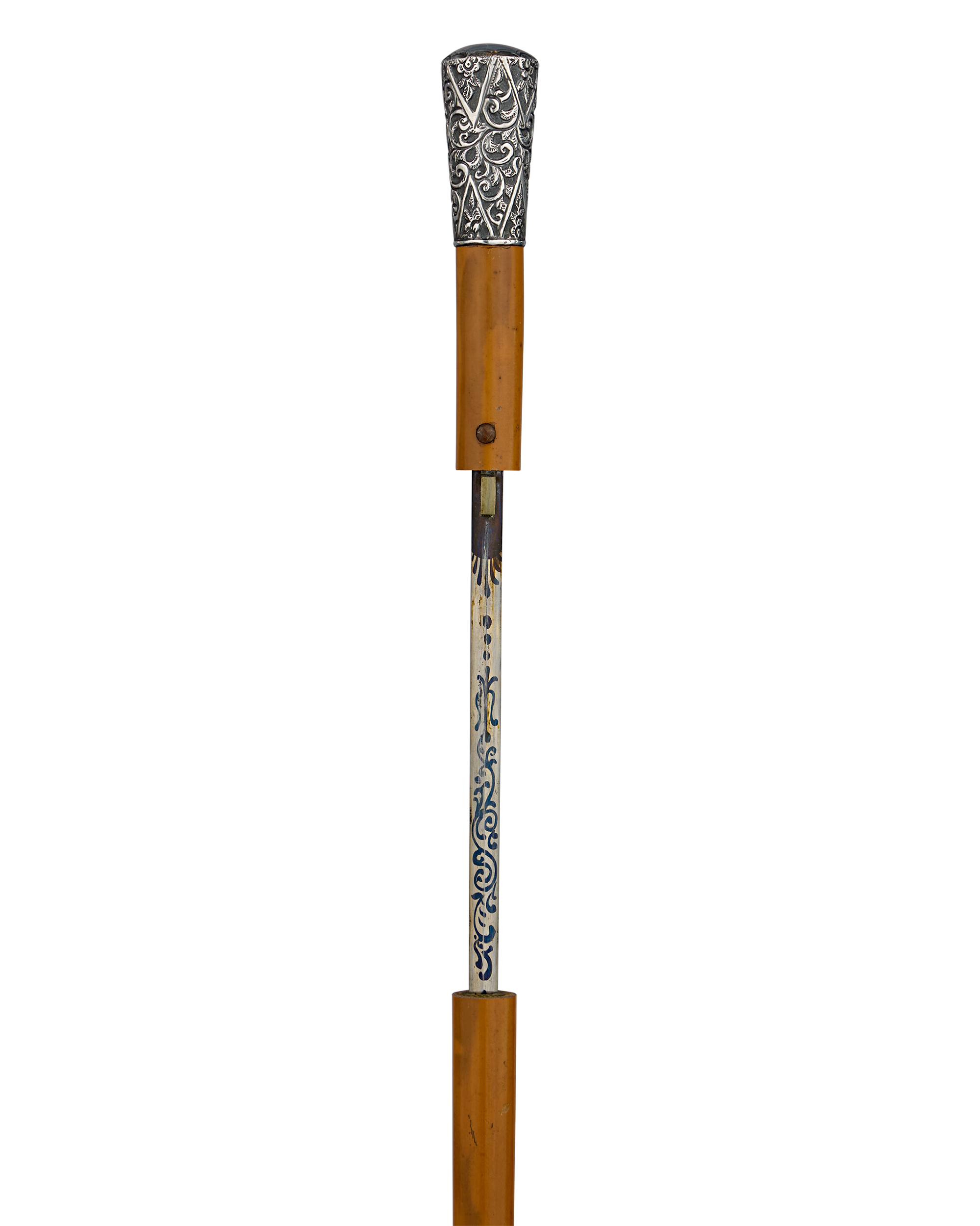 Blue Steel Sword Cane