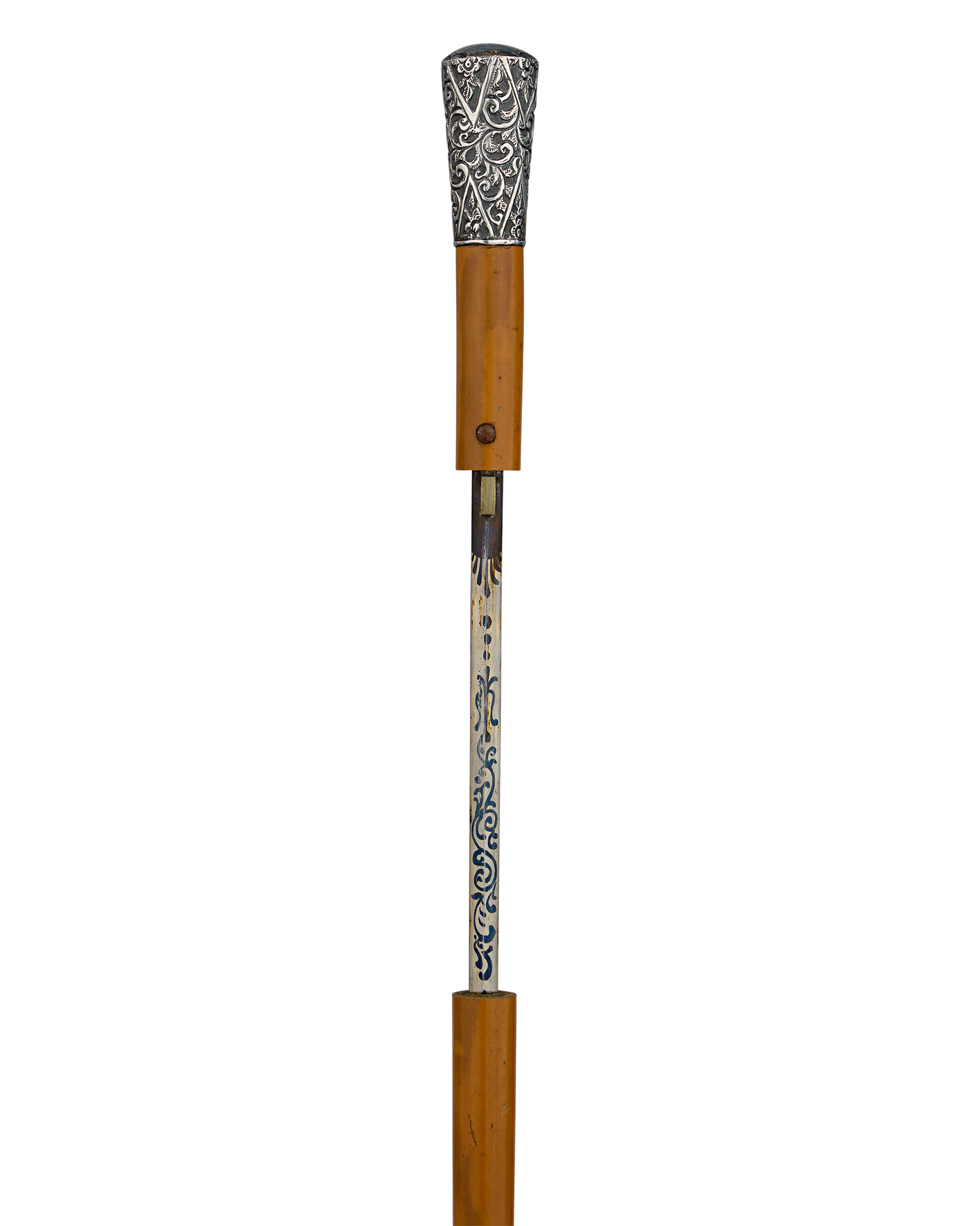 Blue Steel Sword Cane