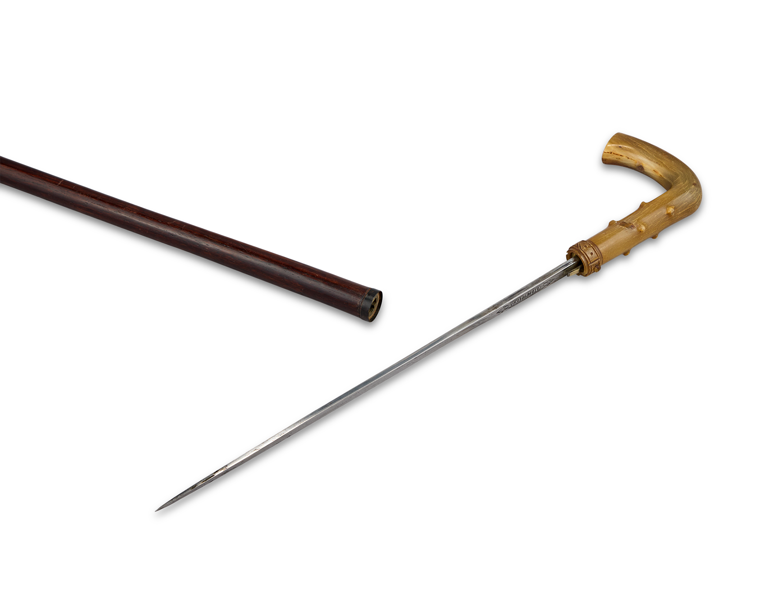 Horn Toledo Sword Cane