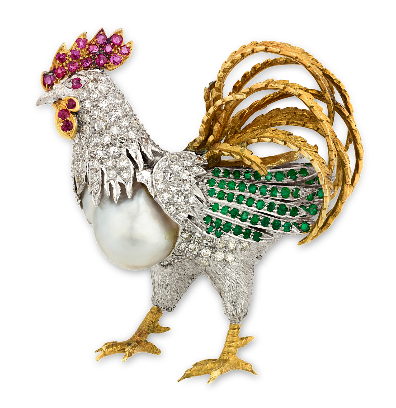 Elizabeth Taylor's Rooster Brooch