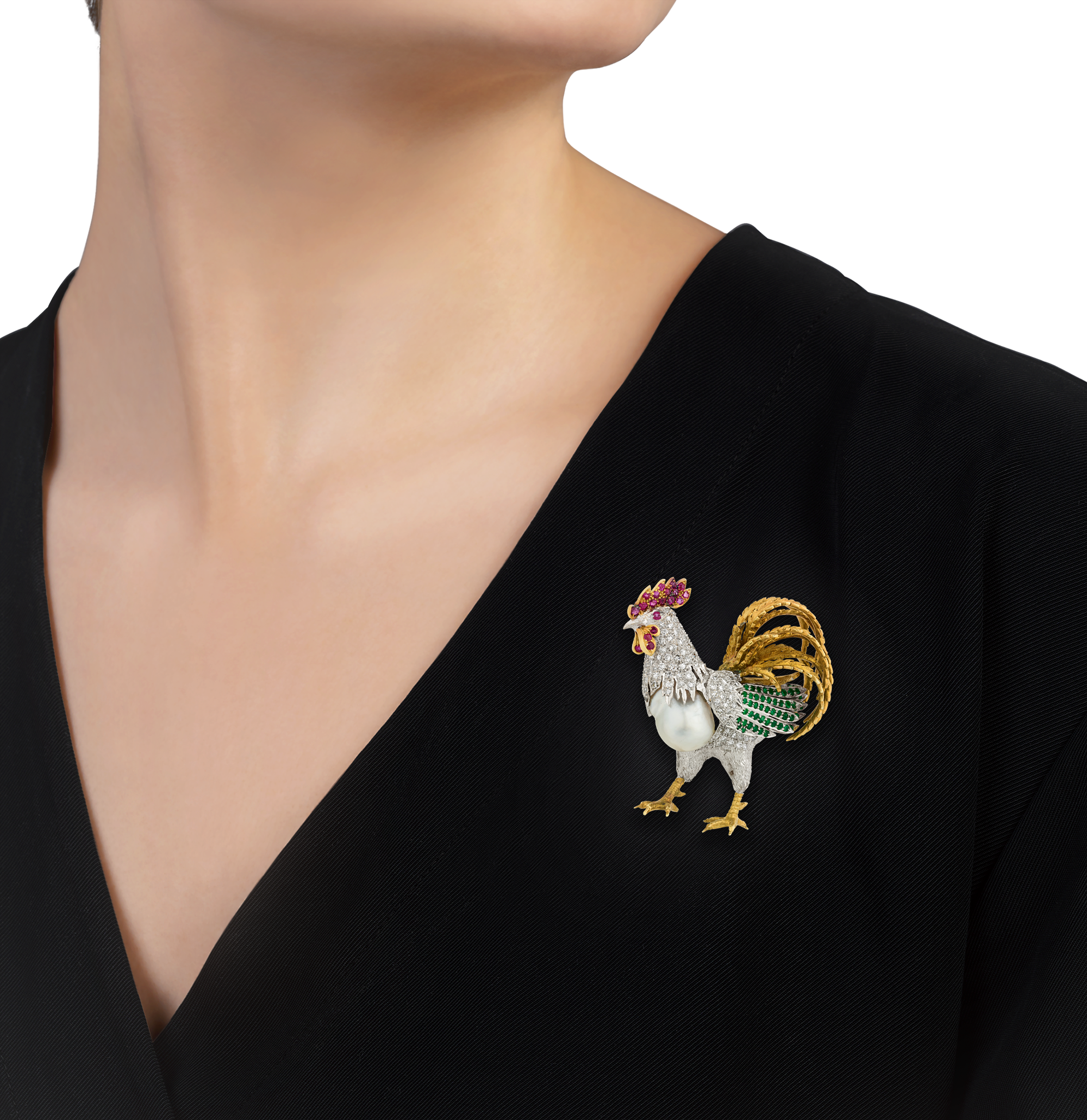 Elizabeth Taylor's Rooster Brooch