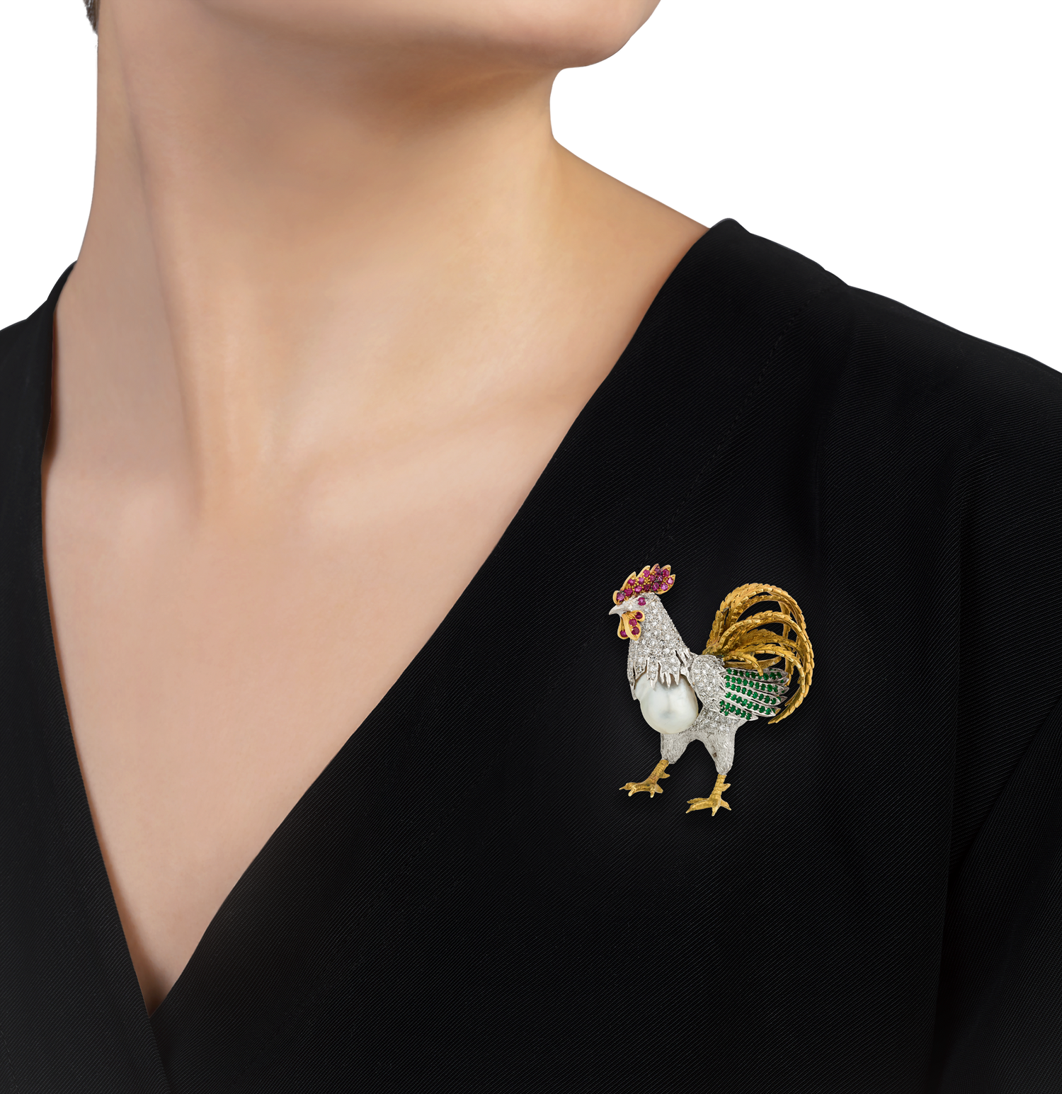 Elizabeth Taylor's Rooster Brooch