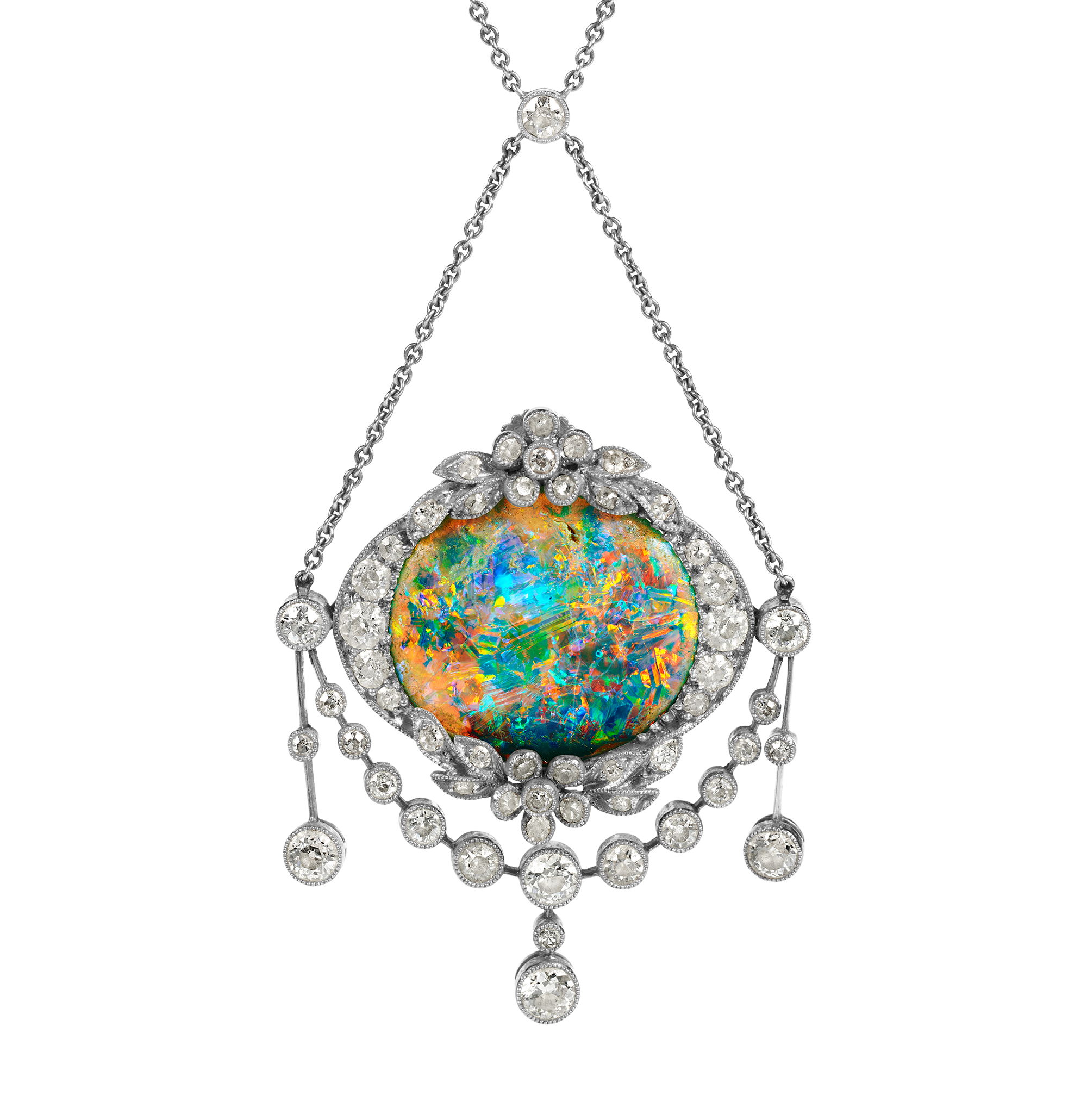 Elizabeth Taylor's Edwardian Opal Pendant, 7.35 carats