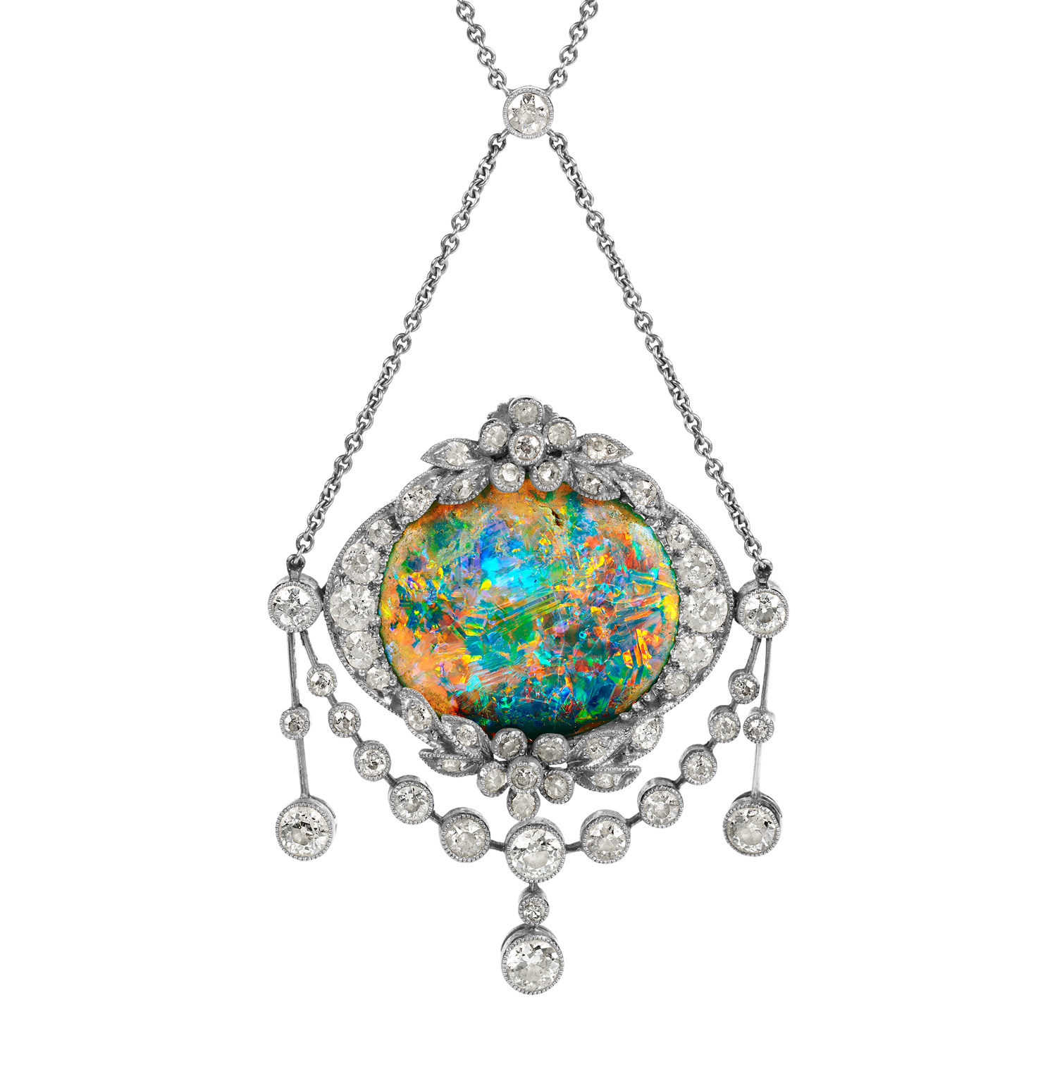 Elizabeth Taylor's Edwardian Opal Pendant, 7.35 carats