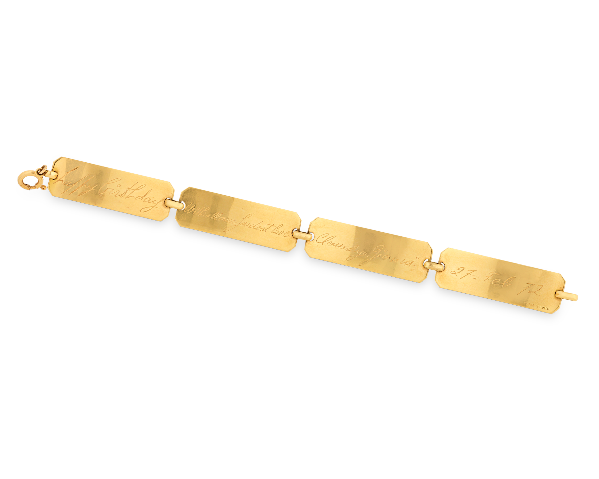 Elizabeth Taylor's Gold Bracelet