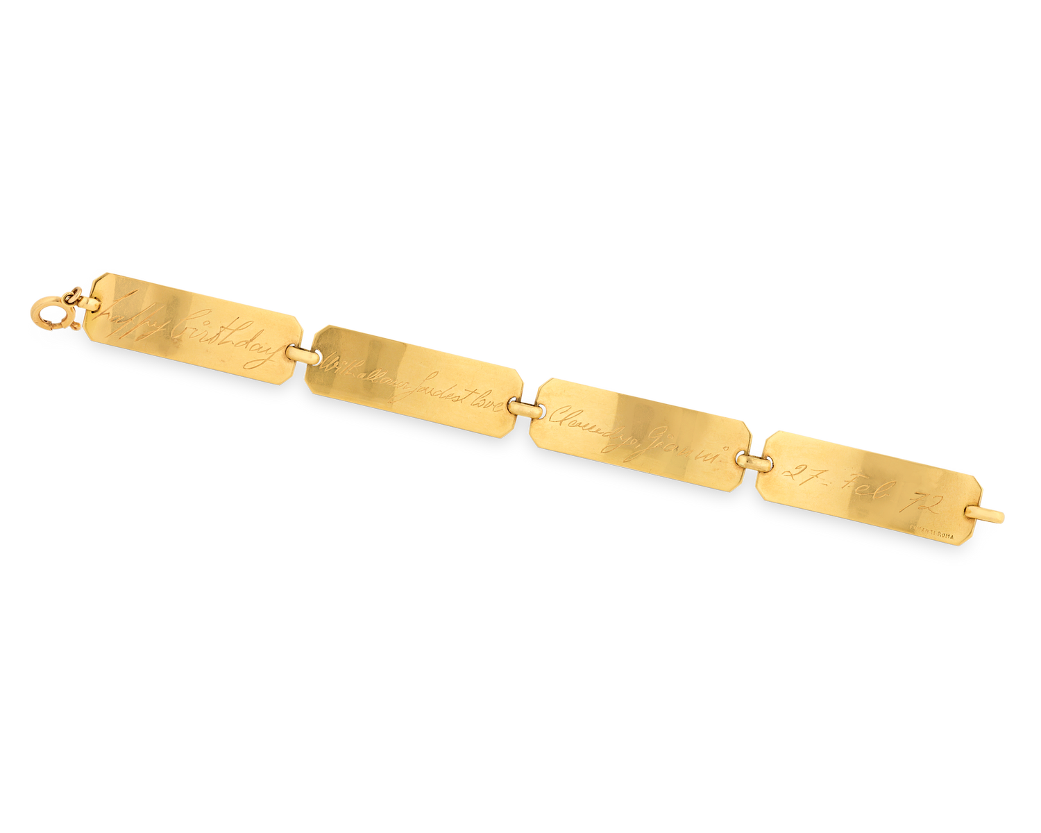 Elizabeth Taylor's Gold Bracelet