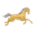 Gold Horse Brooch