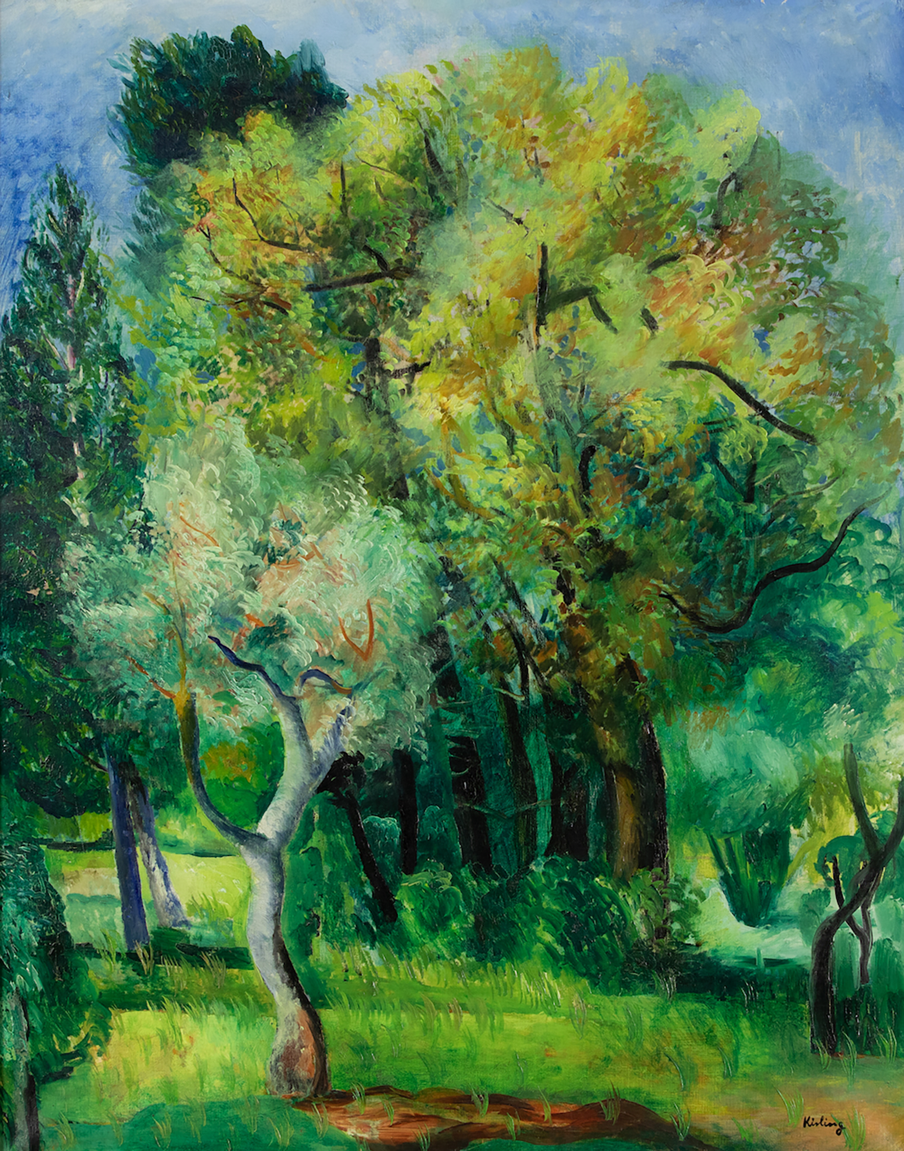 Paysage de Provence by Moïse Kisling