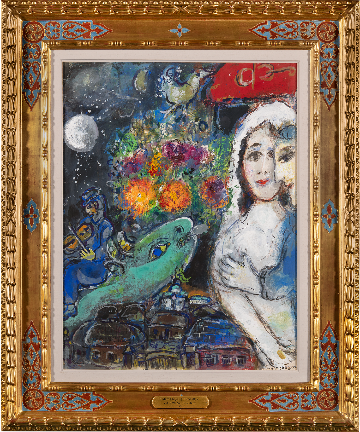 La joie du village by Marc Chagall