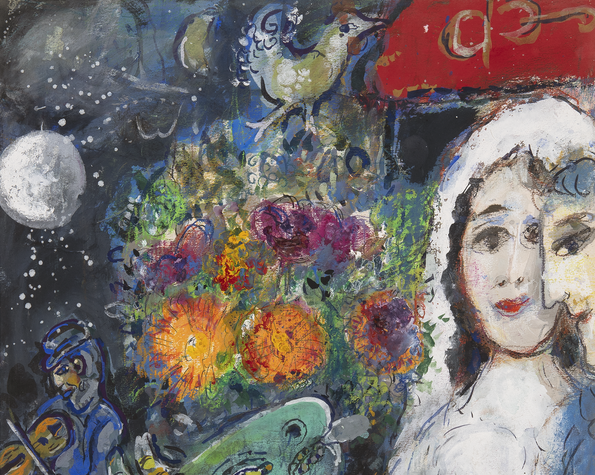 La joie du village by Marc Chagall