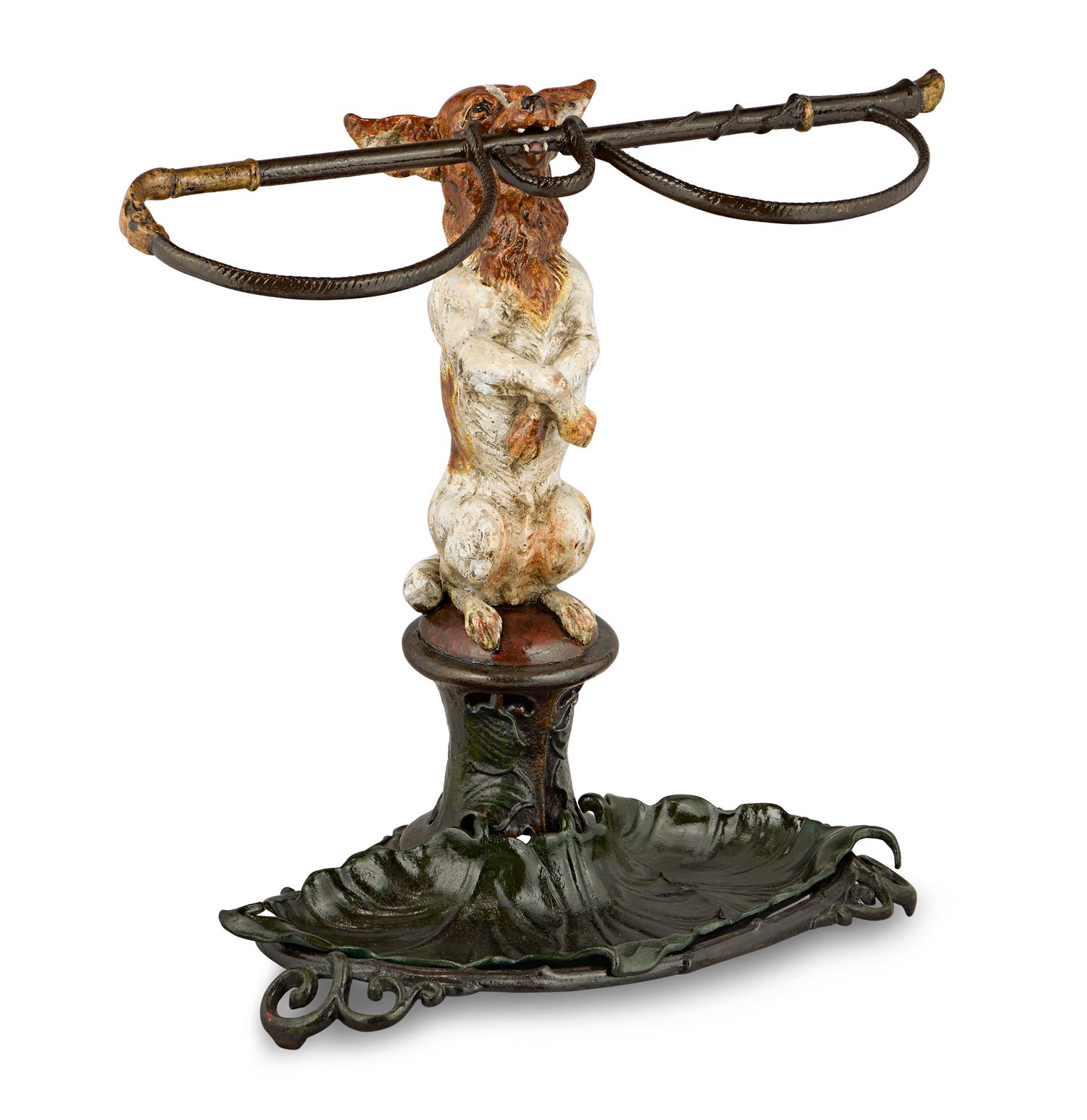 Victorian Chihuahua Cane Stand by Coalbrookdale