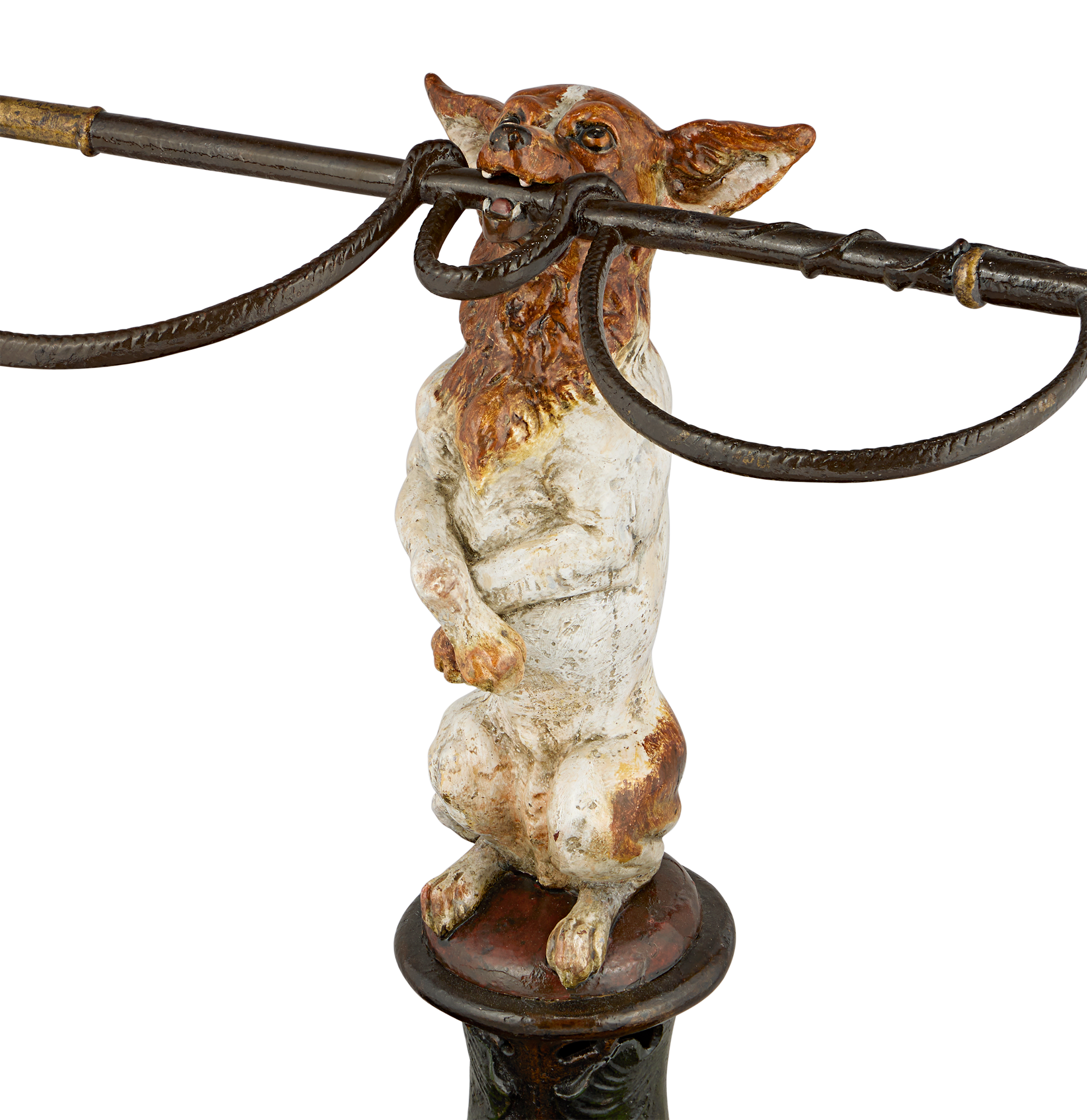 Victorian Chihuahua Cane Stand by Coalbrookdale