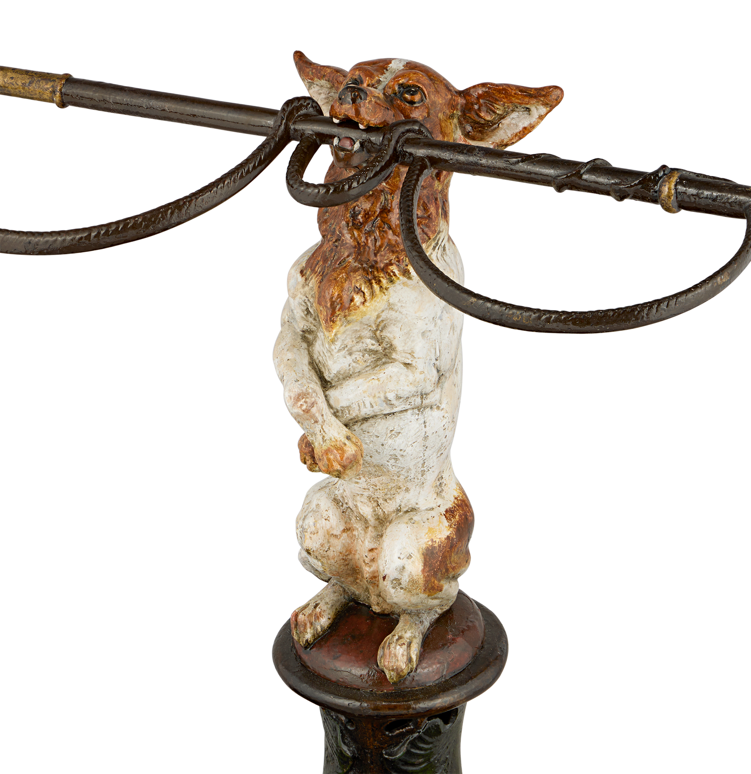 Victorian Chihuahua Cane Stand by Coalbrookdale