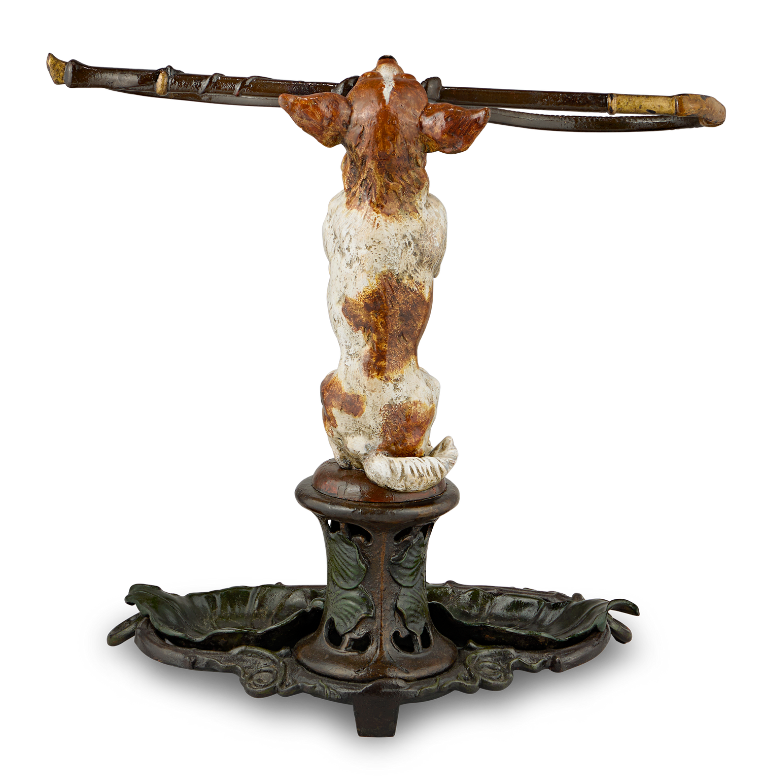 Victorian Chihuahua Cane Stand by Coalbrookdale