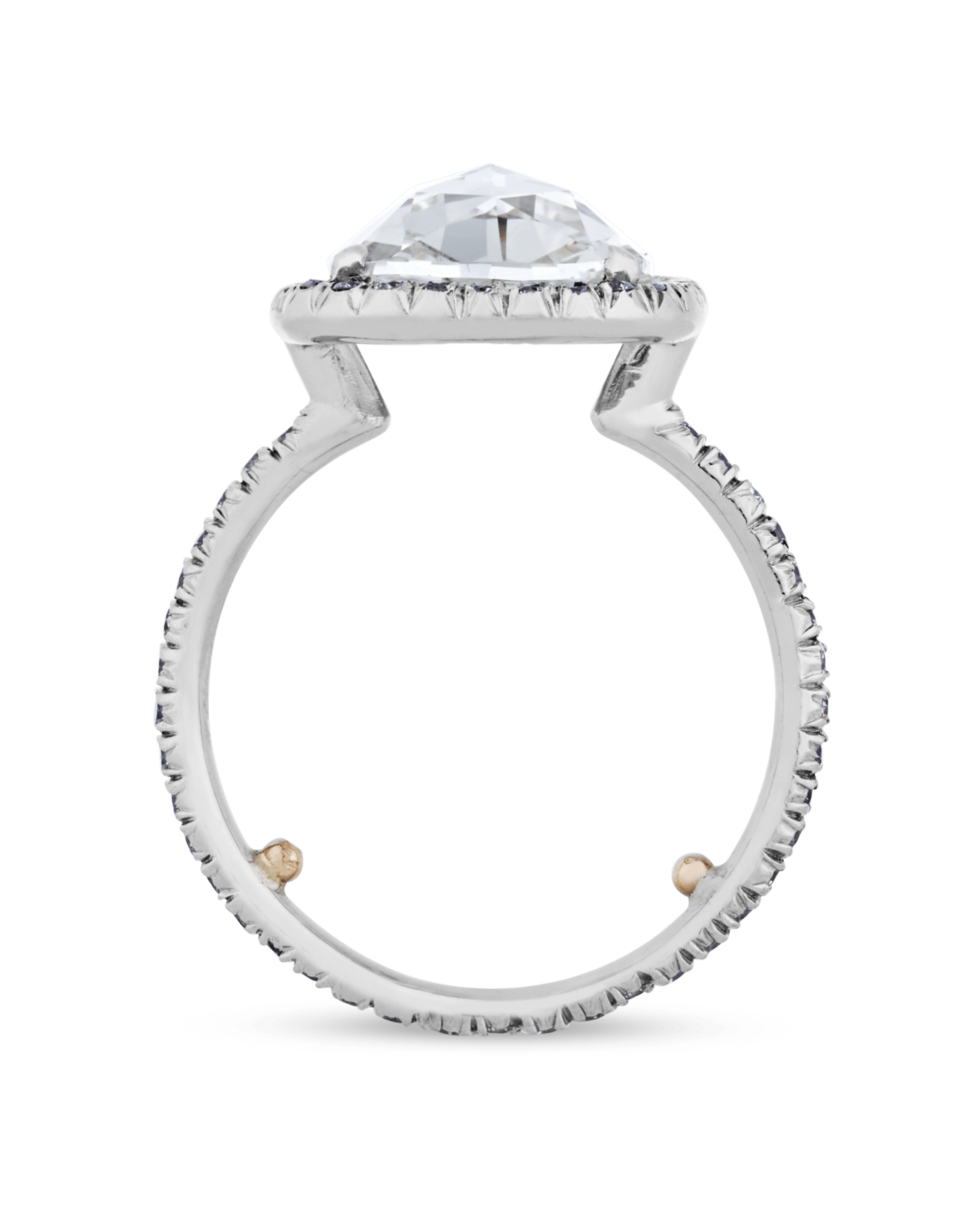 Rose Cut Diamond Ring, 4.15 carats