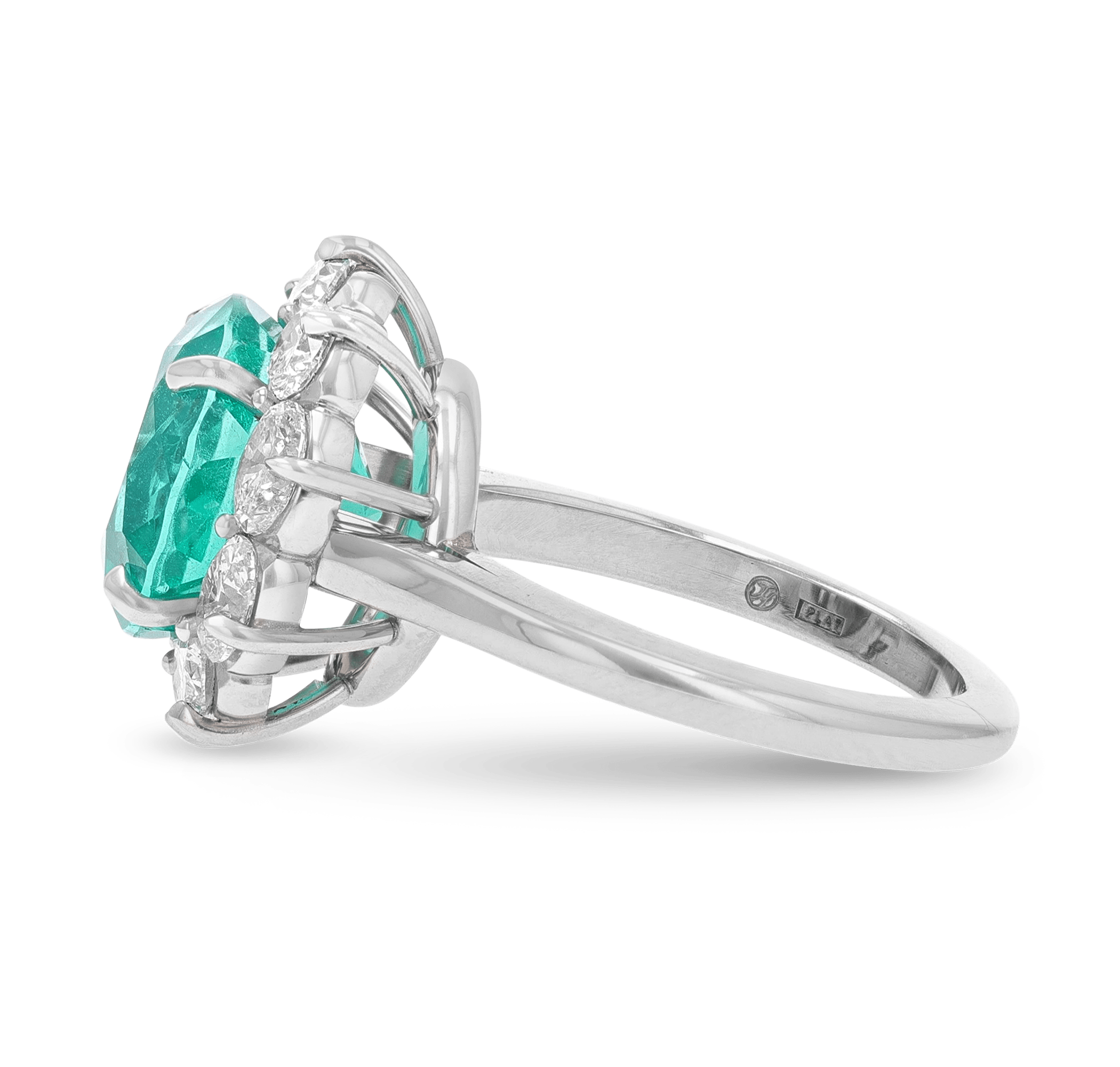 Colombian Emerald and Diamond Ring, 5.21 Carats