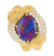 Black Opal Ring, 4.01 carats