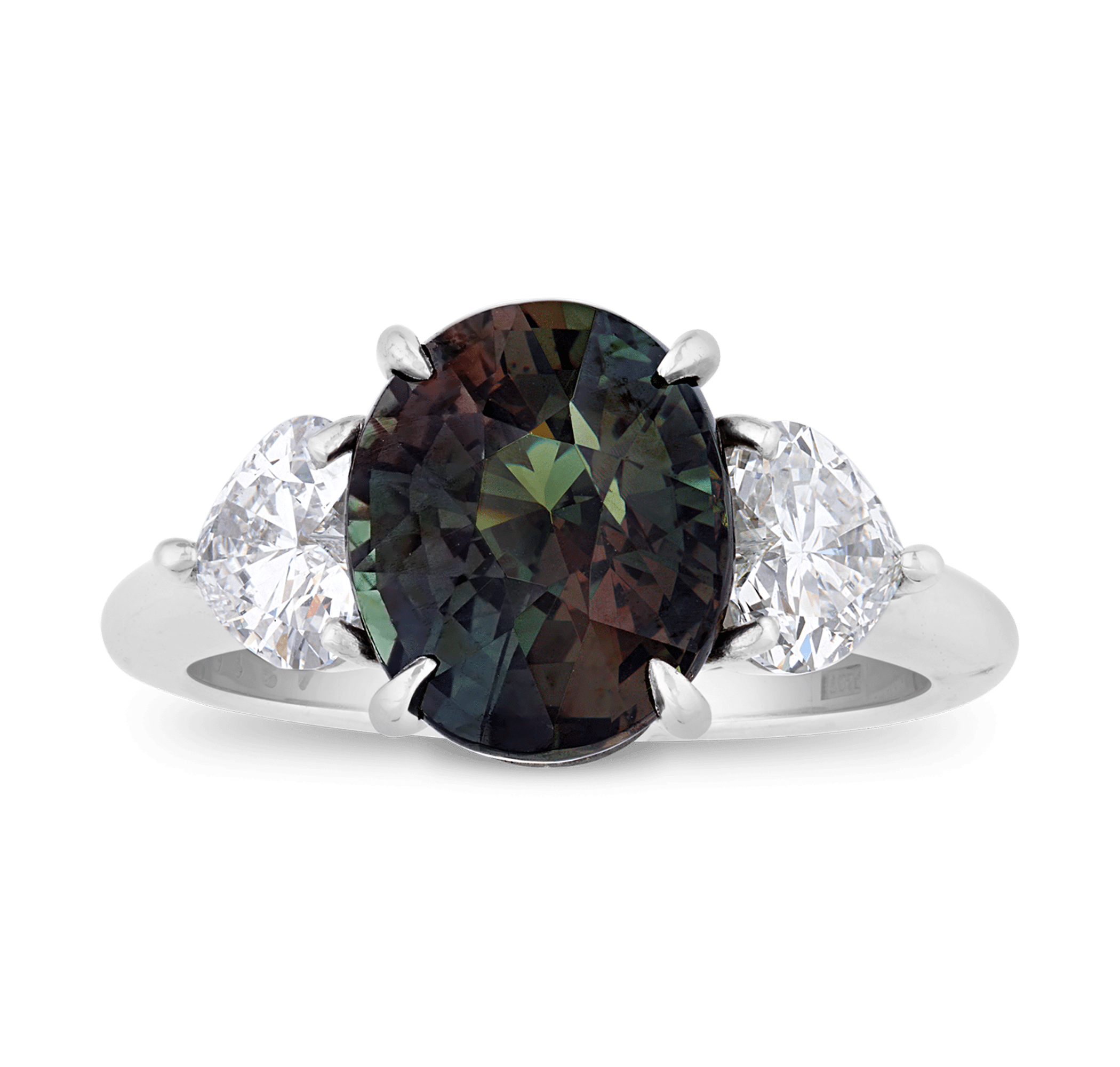 Color Change Alexandrite Ring, 4.28 carats