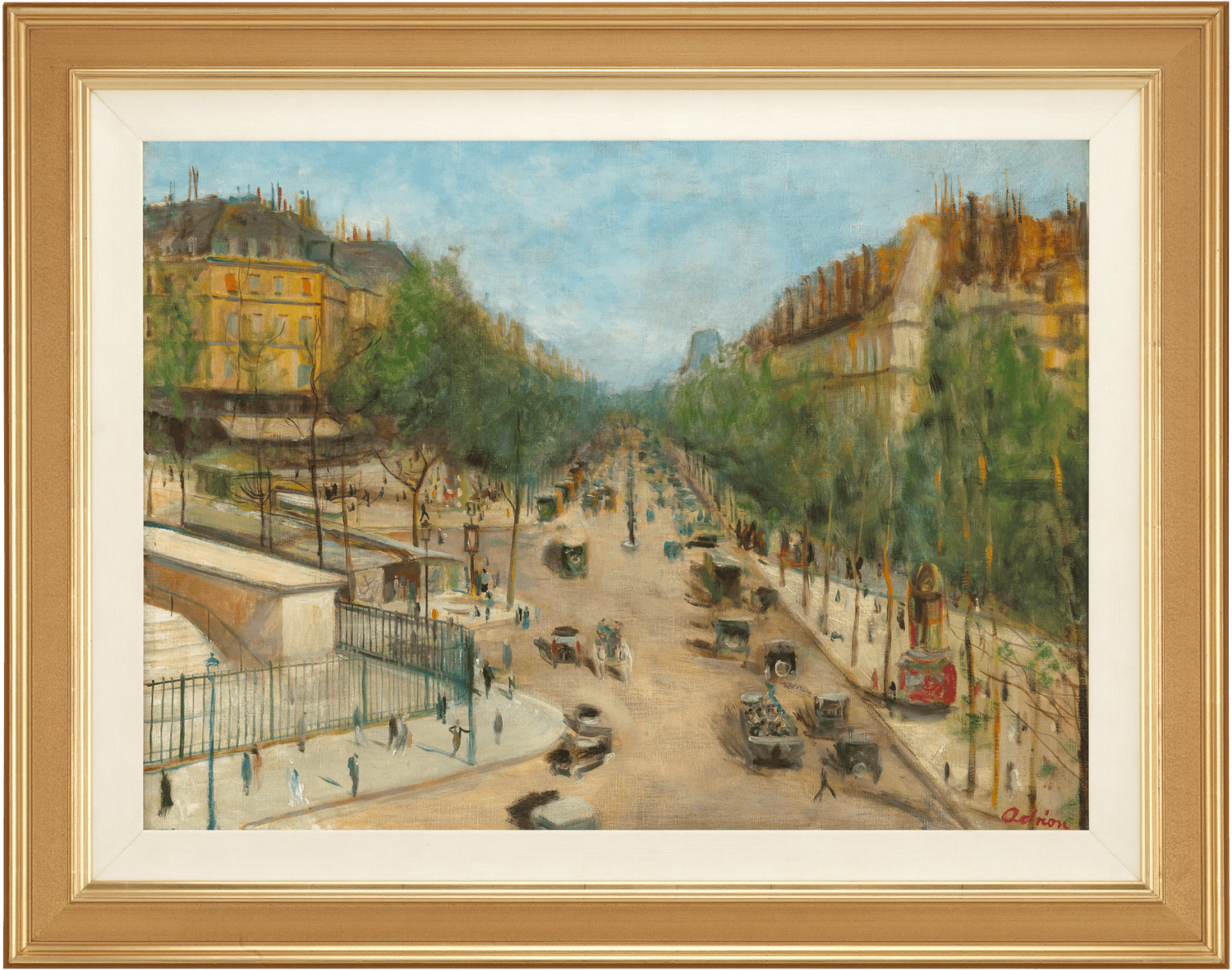 Les grands boulevards by Lucien Adrion