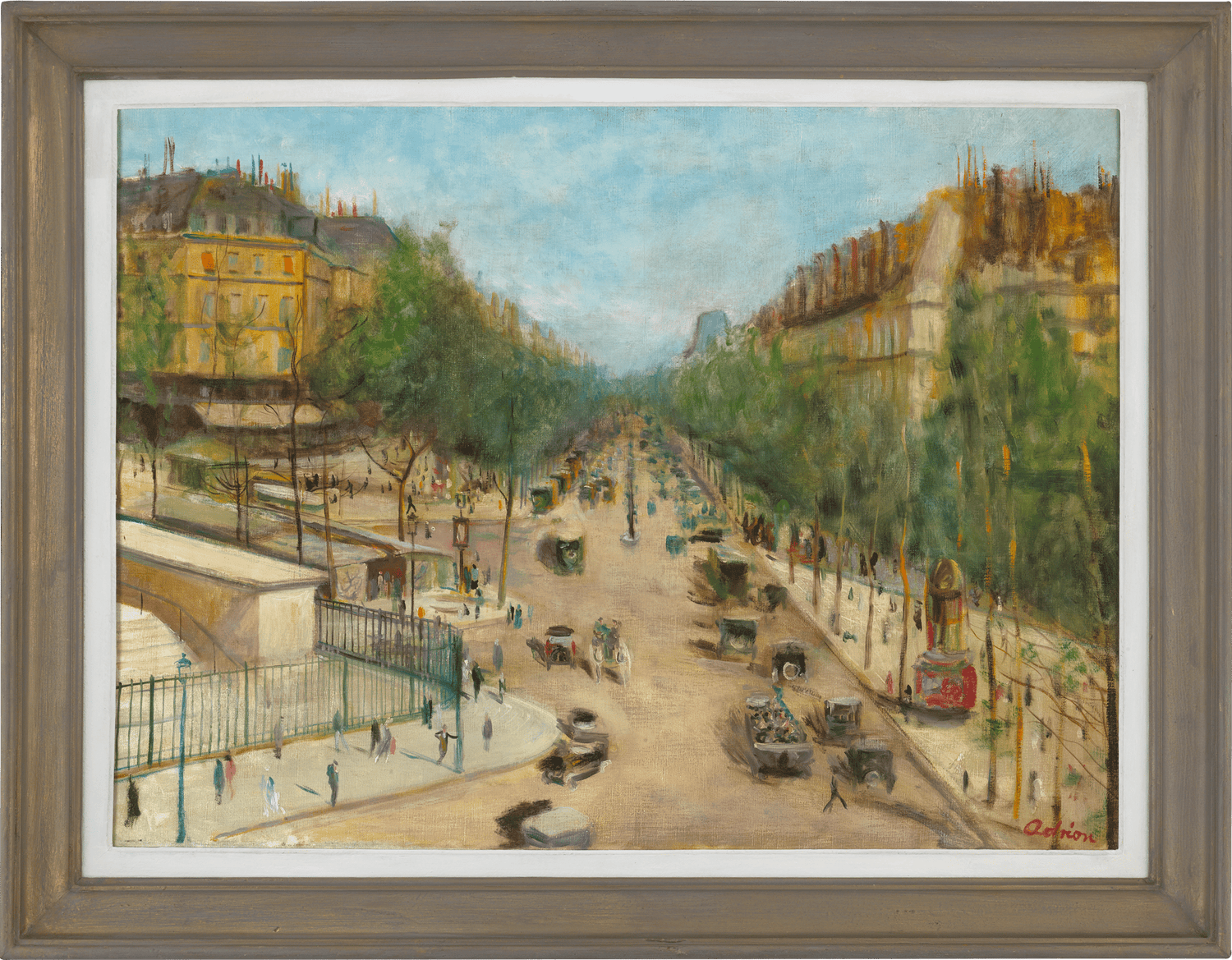 Les grands boulevards by Lucien Adrion