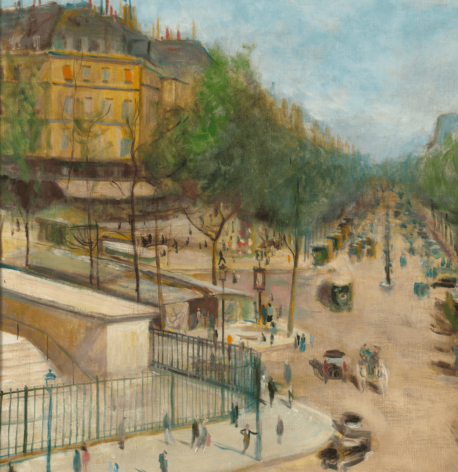 Les grands boulevards by Lucien Adrion