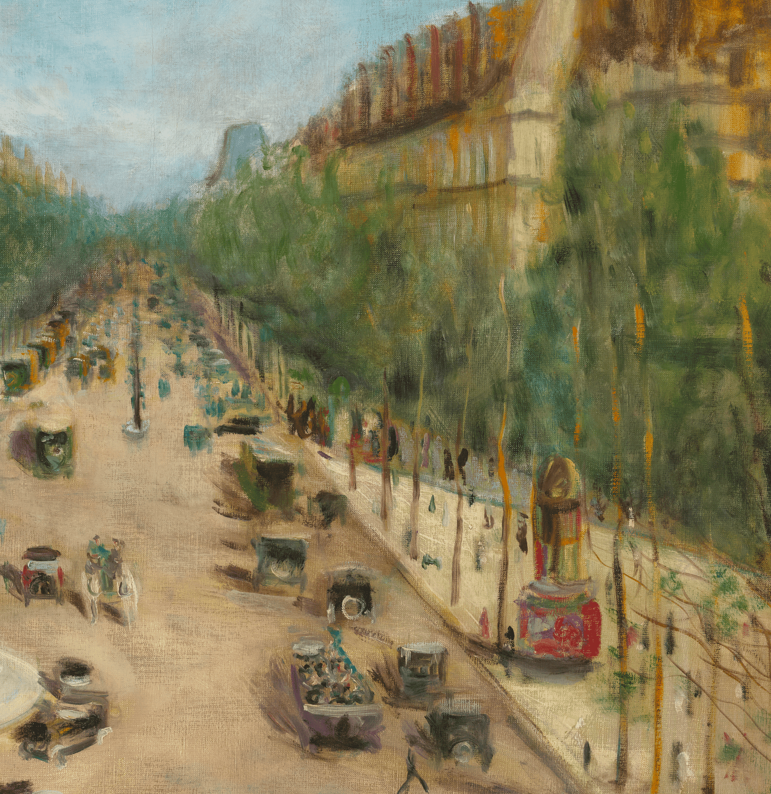 Les grands boulevards by Lucien Adrion