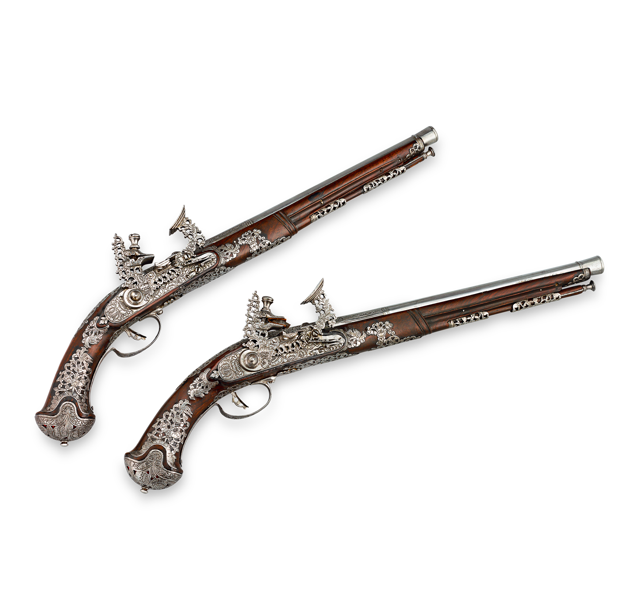 Pair 17th-Century Italian Snaphaunce Pistols